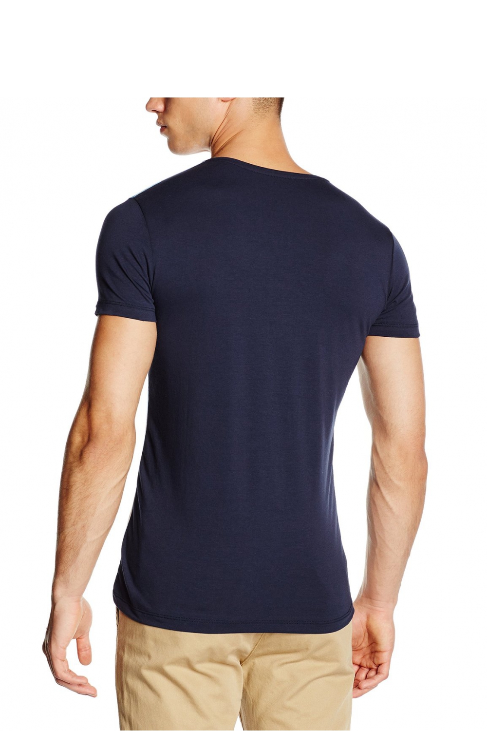 T-shirt Męski Model 17163 Blue/Navy - YourNewStyle – vue 2