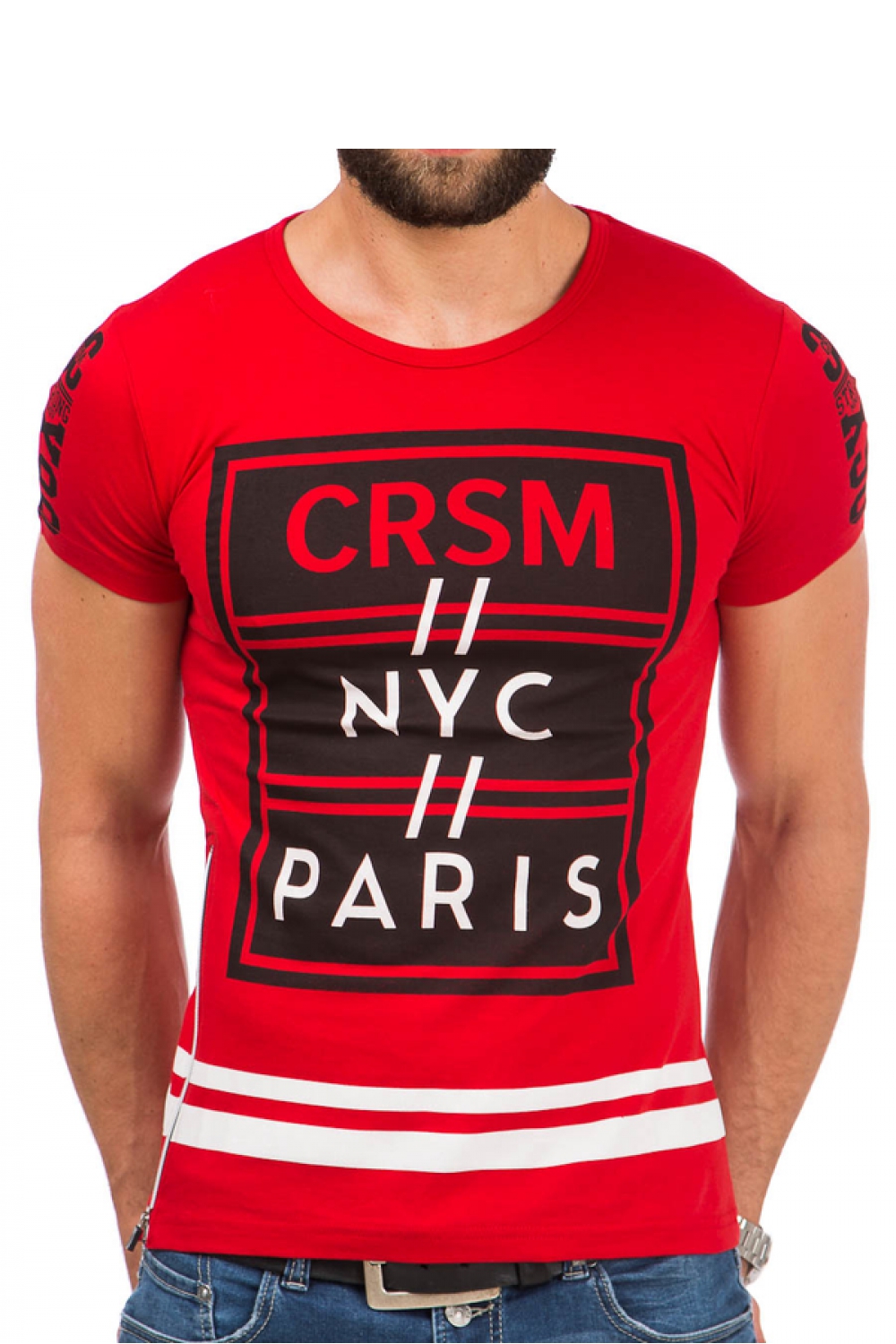 Tshirt Męski Model 17189 Red - YourNewStyle – vue 2