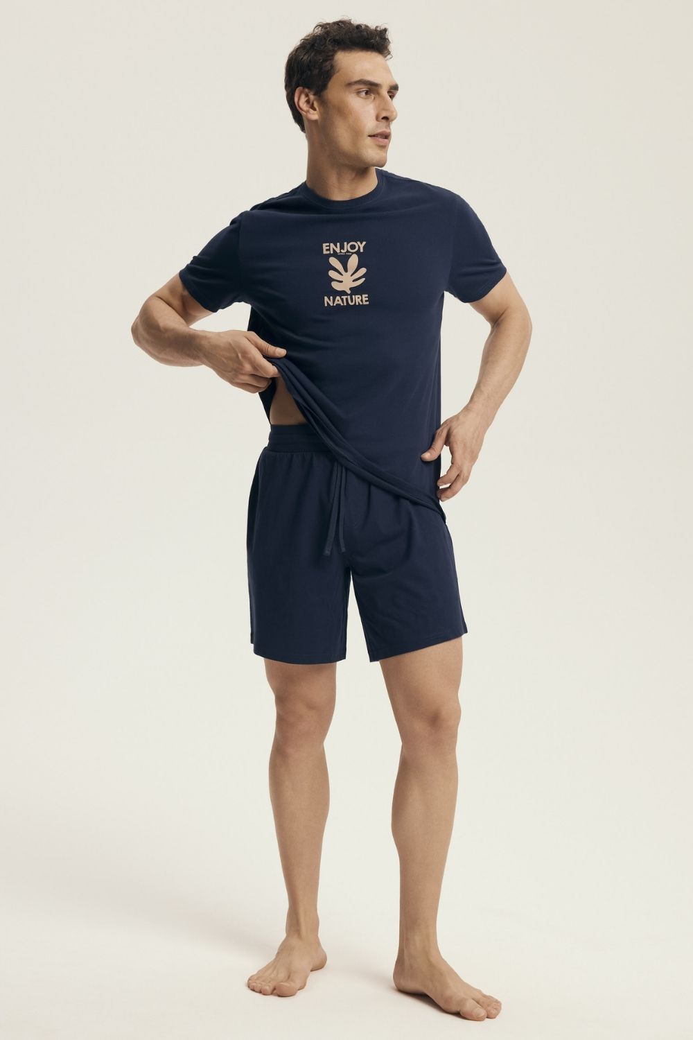 Piżama Męska Model Legend 43462-59X Navy - Henderson