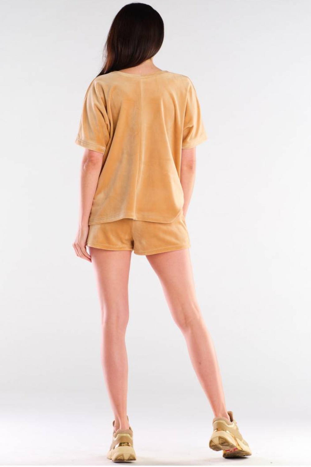 Szorty Damskie Model A418 Beige - awama – vue 2