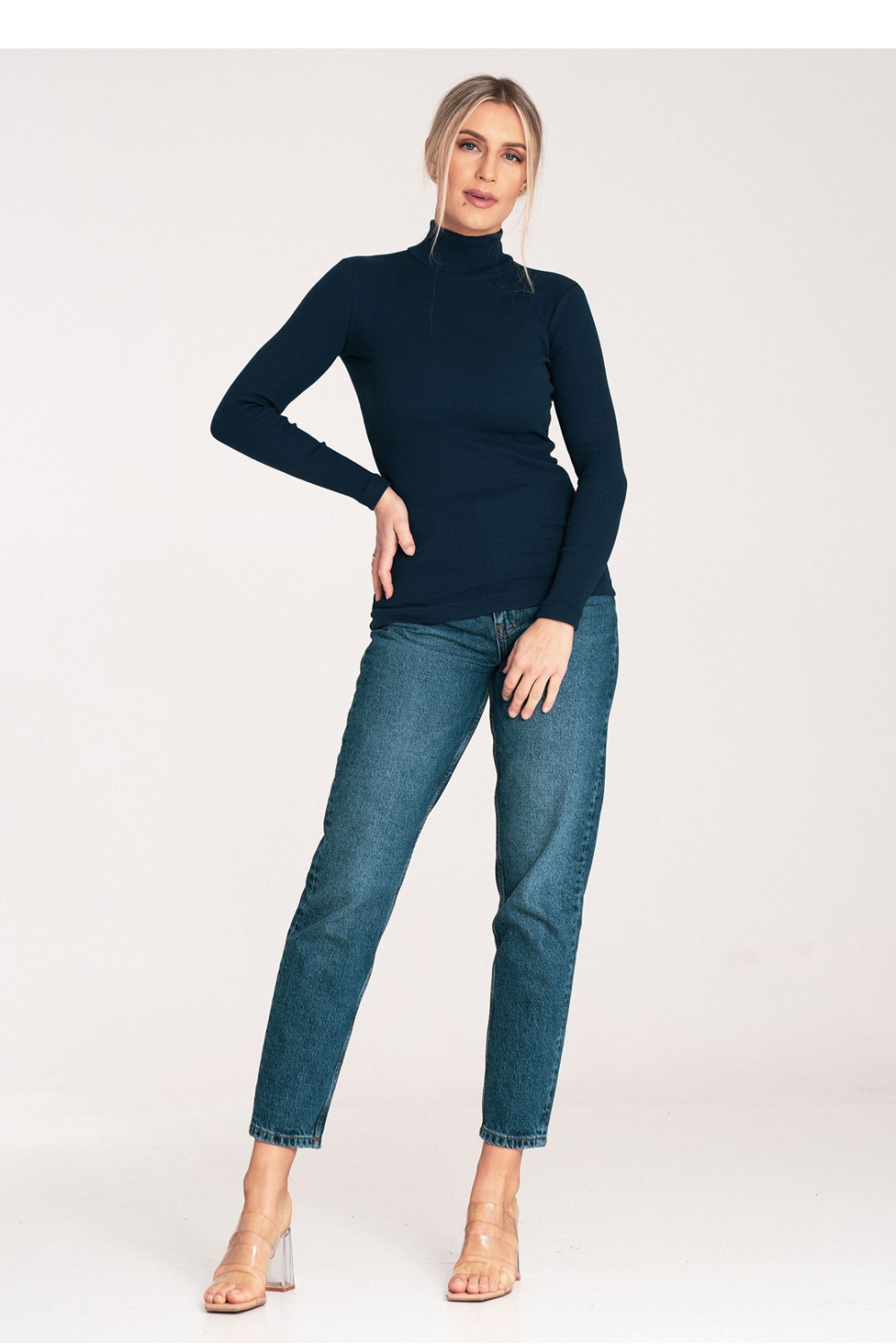 Golf Damski Model M1058 Navy - Figl – widok 2