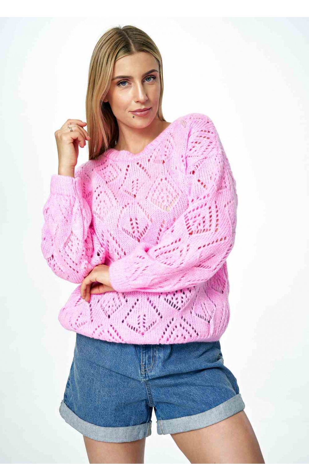 Women's Sweater Model M887 Pink - Figl