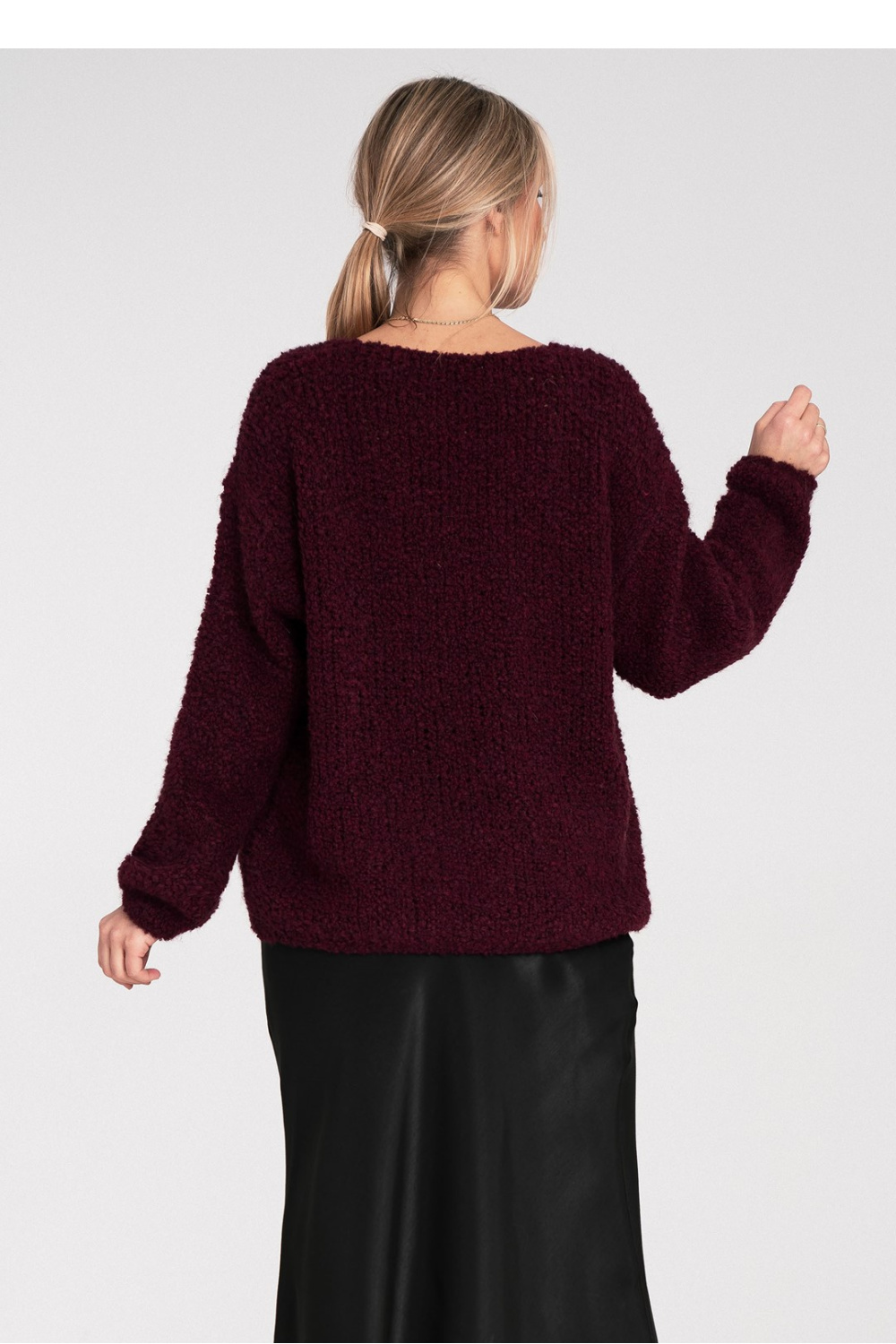 Women's Sweater Model M1108 Burgundy - Figl