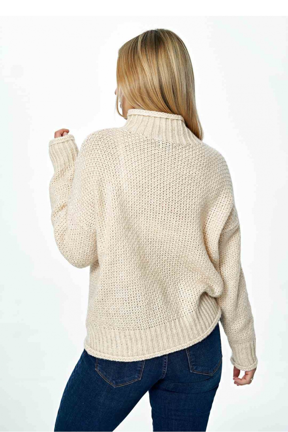 Women's Sweater Model M886 Beige - Figl