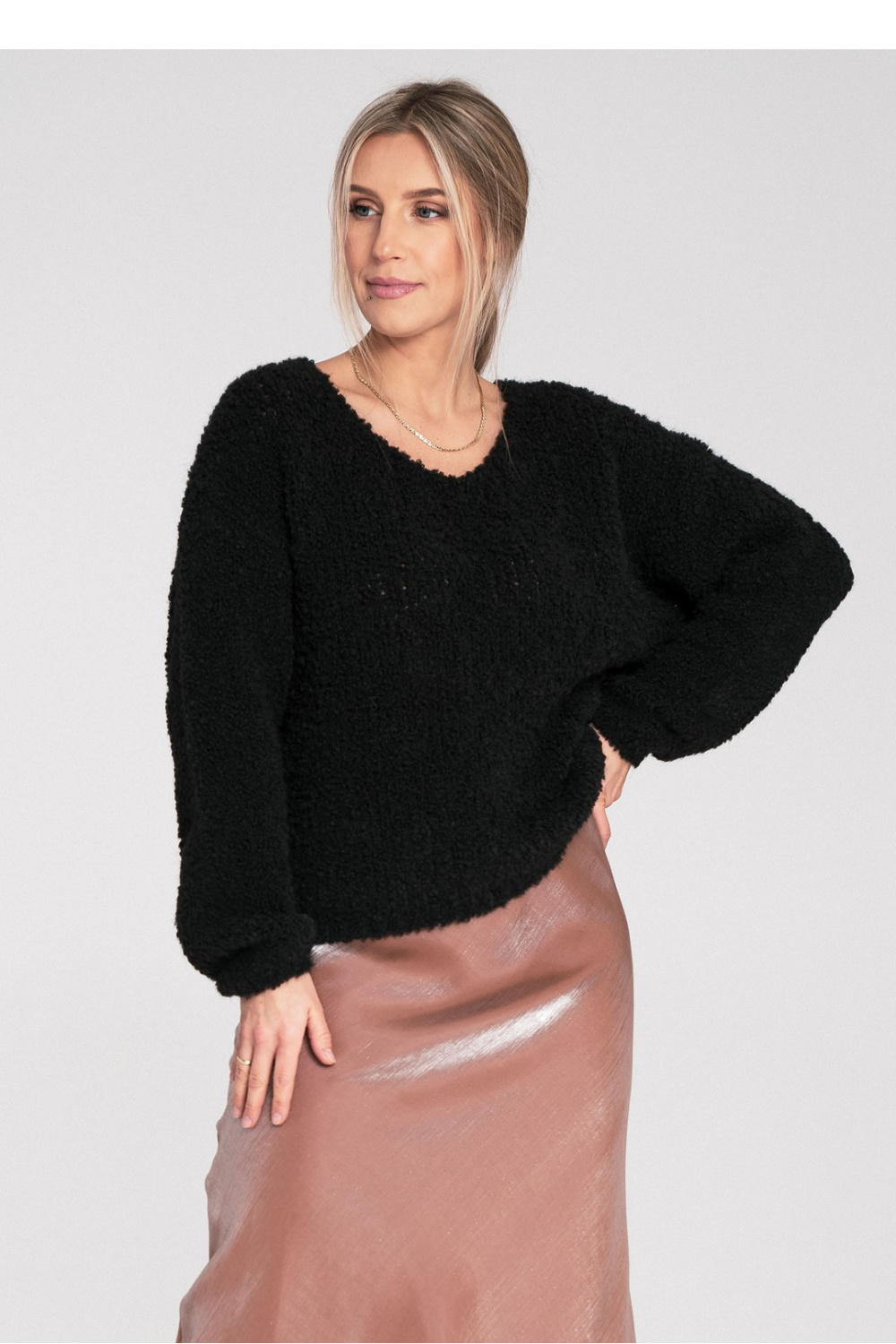 Sweter Damski Model M1108 Black - Figl – widok 2
