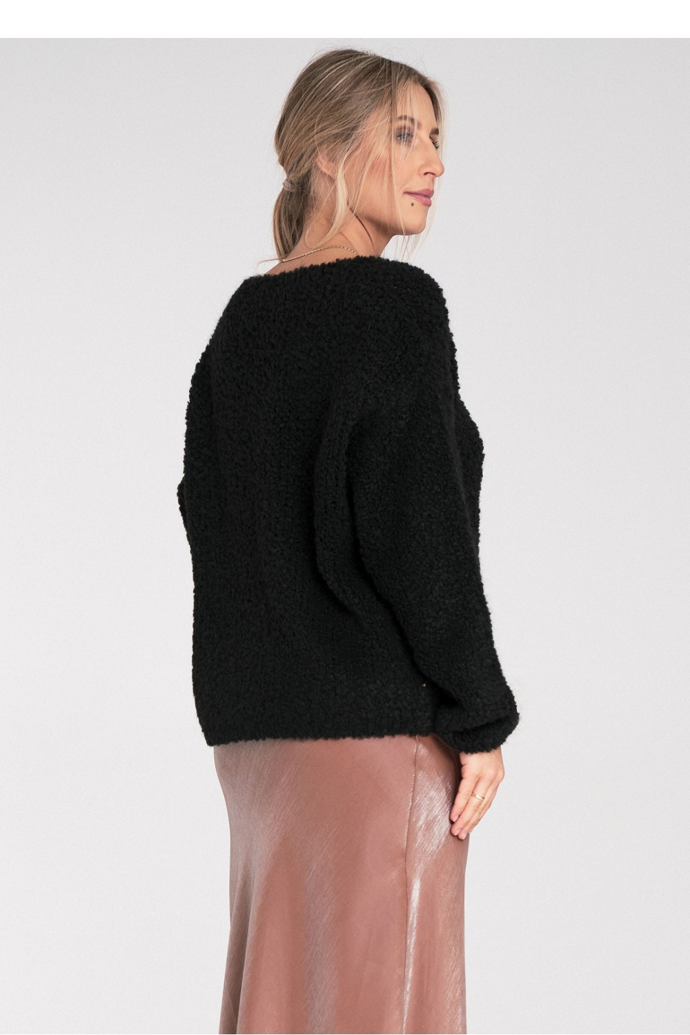 Women's Sweater Model M1108 Black - Figl