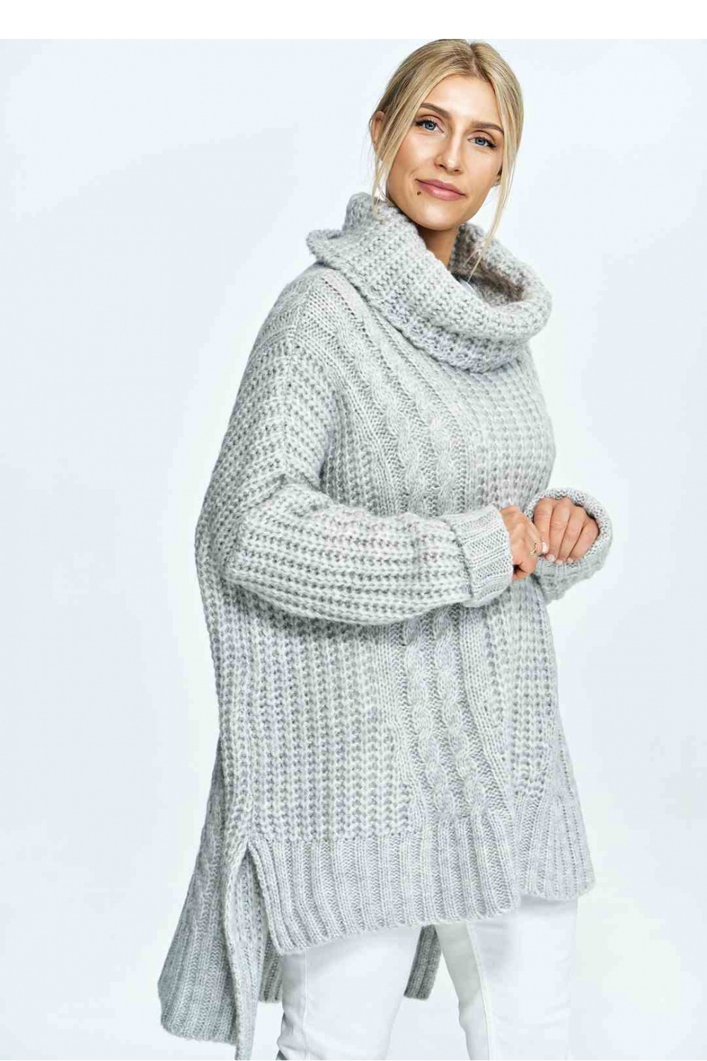Golf Damski Model M892 Light Grey - Figl – widok 2