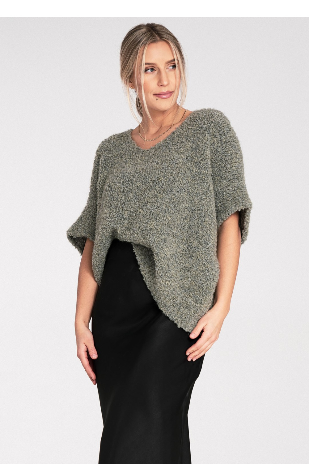 Sweter Damski Model M1109 Green - Figl – widok 2