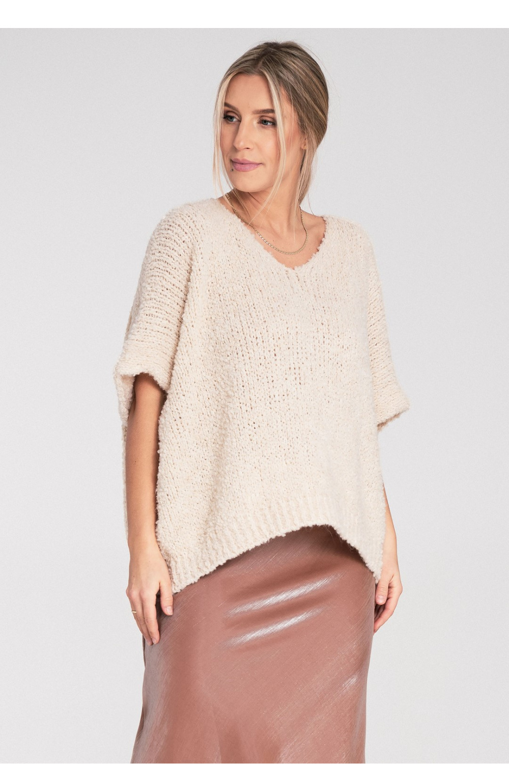 Sweter Damski Model M1109 Beige - Figl – widok 2