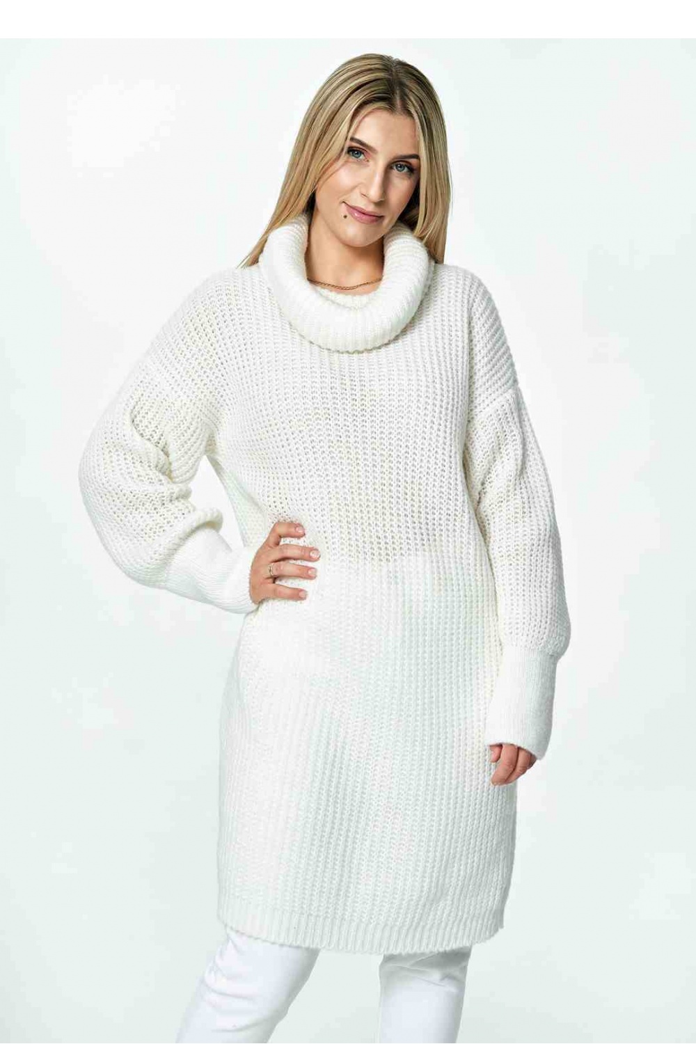 Sweter Damski Model M890 Ecru - Figl – widok 2