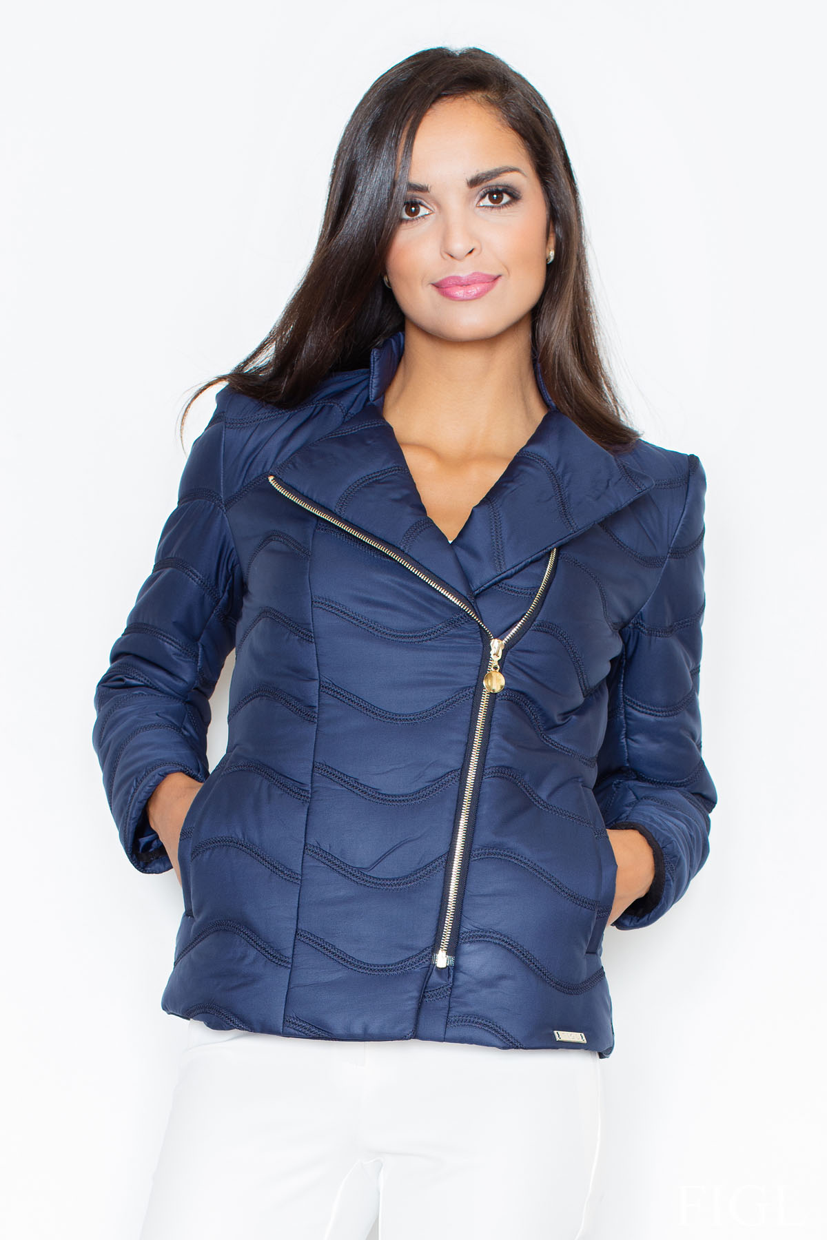 Women’s Jacket Model M404 Navy - Figl