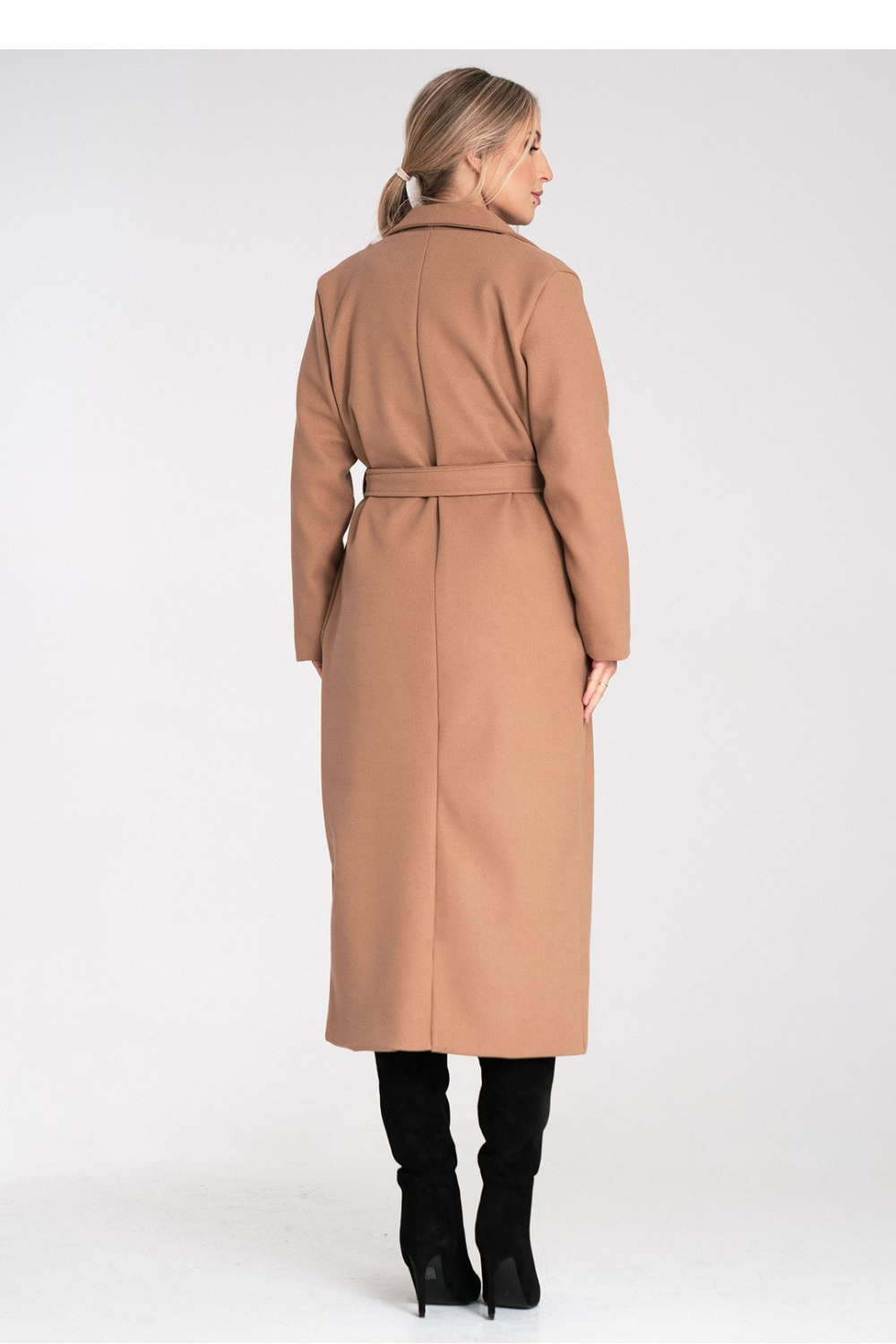 Women's Coat Model M1114 Beige - Figl