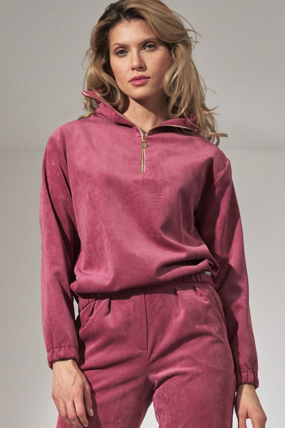 Women's Sweatshirt Model M741 Pink - Figl