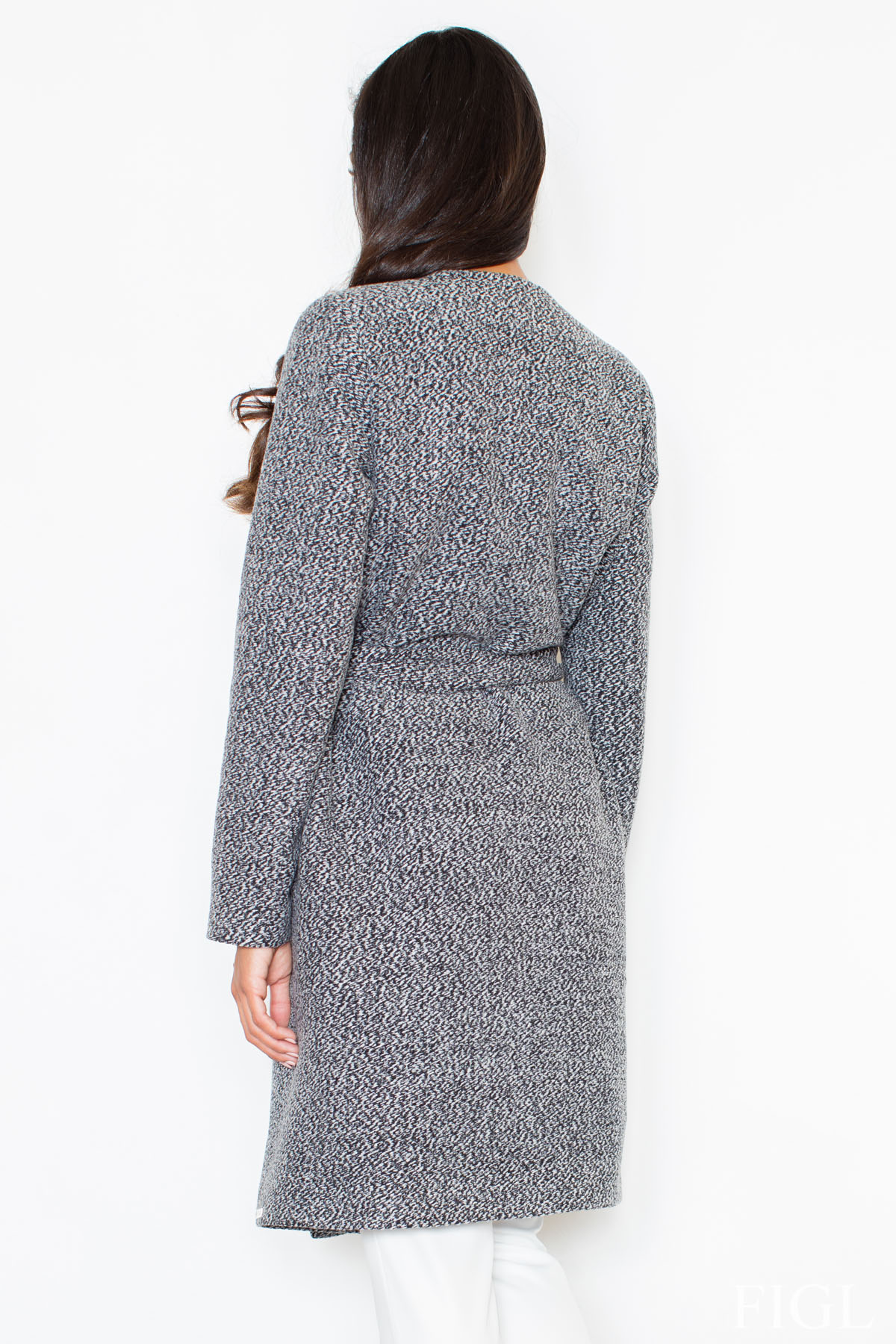 Women's Coat Model M408 Grey - Figl – vue 2
