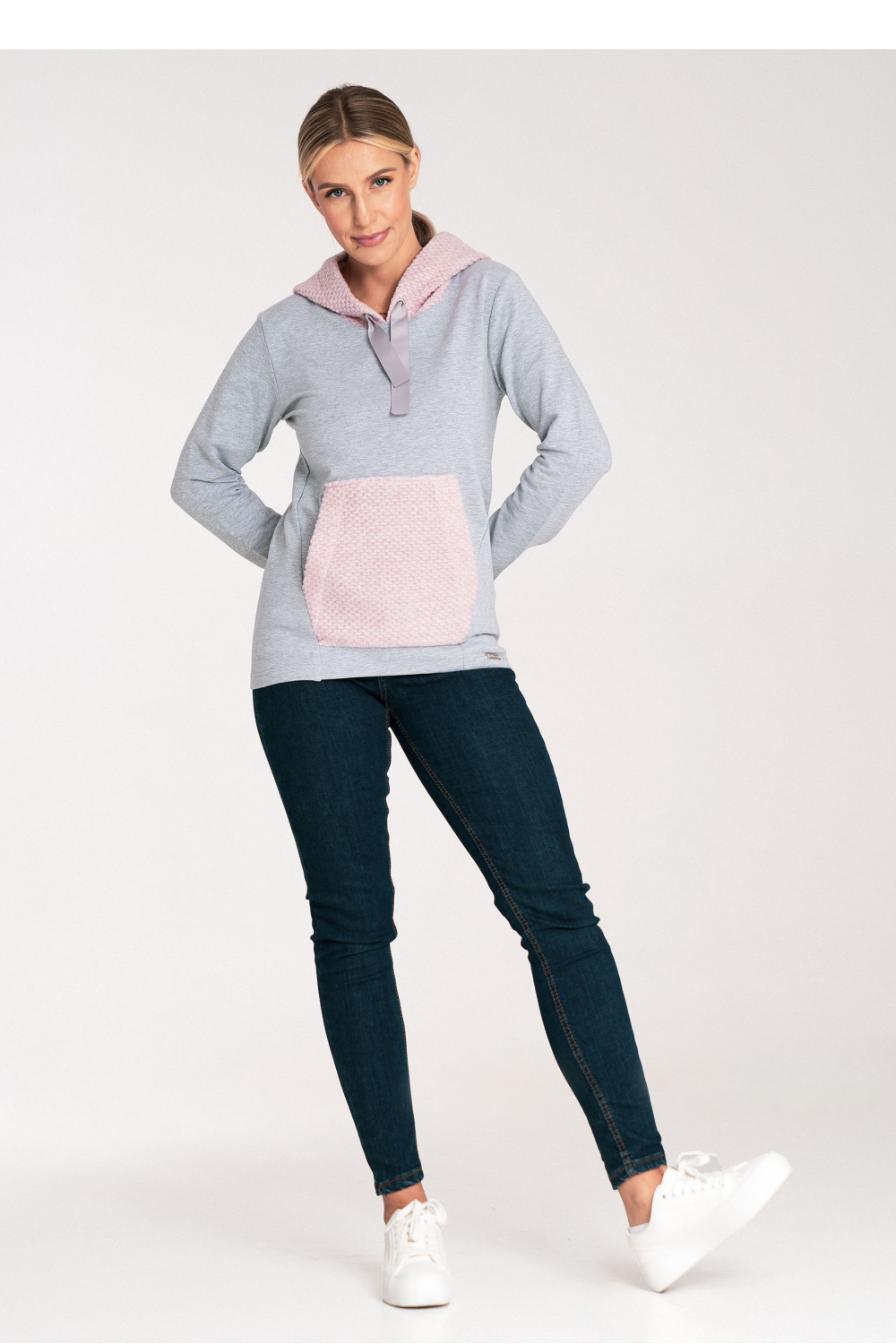 Women's Sweatshirt Model M1045 Pink - Figl