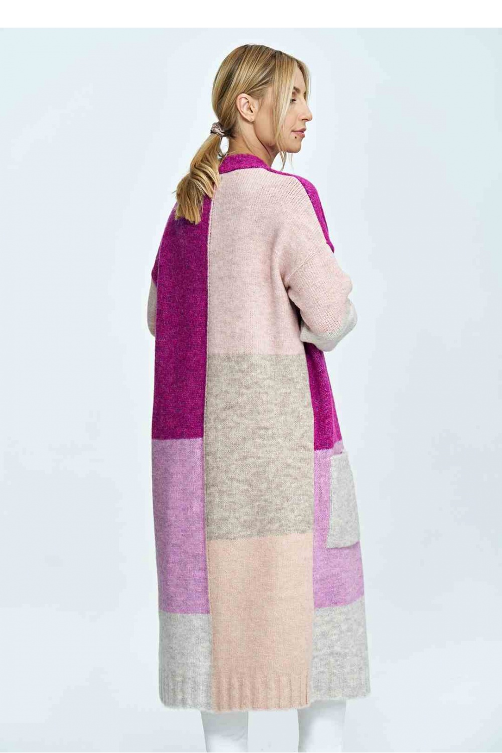 M896 Cardigan Sweater Fuchsia/Pink - Figl