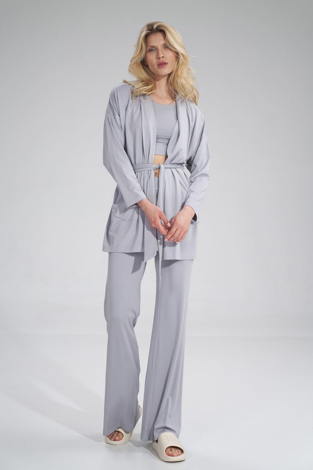 Women's Sweatshirt Model M750 Light Grey - Figl