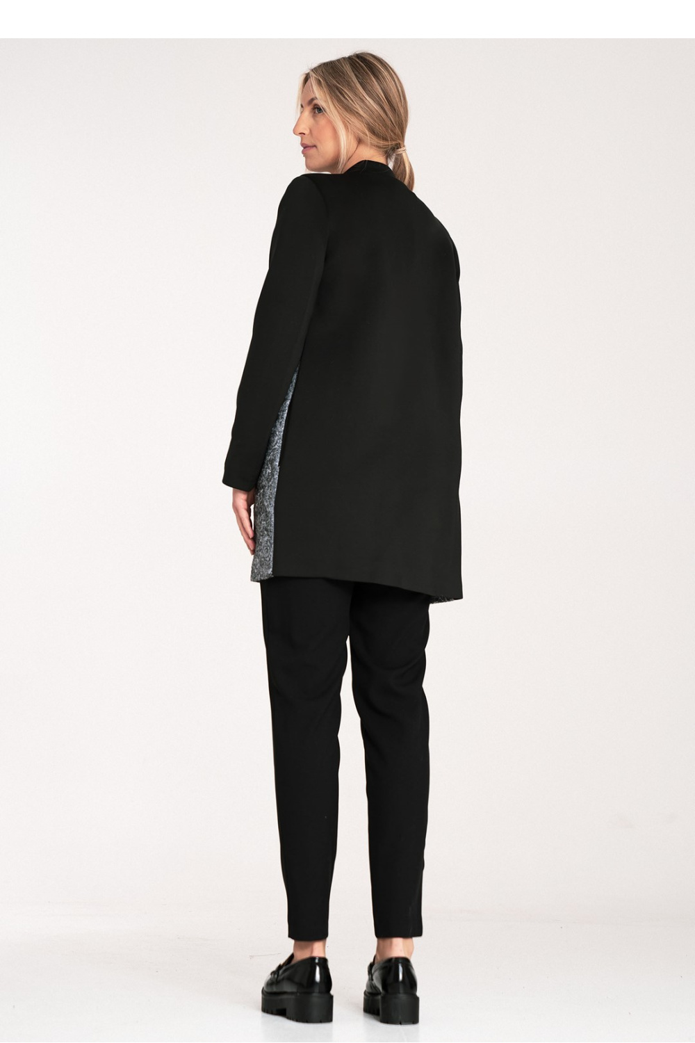 Women's Coat Model M1062 Black - Figl