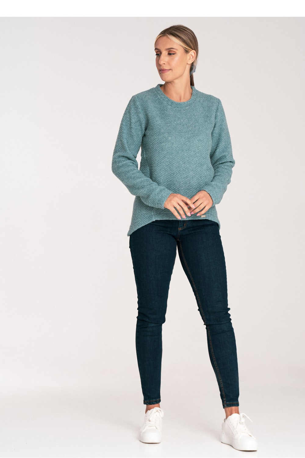 Sweter Damski Model M1044 Mint - Figl – widok 2