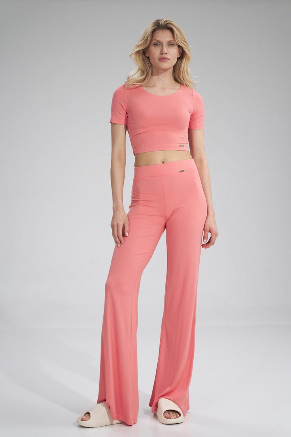 Women’s Trousers Model M749 Coral - Figl