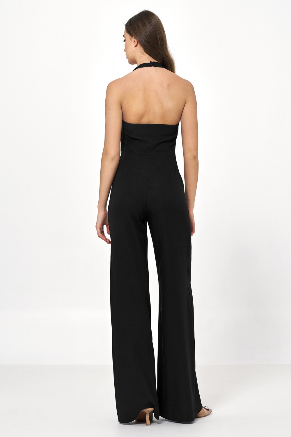Black backless jumpsuit KM28 Black - Nife – Ansicht 2
