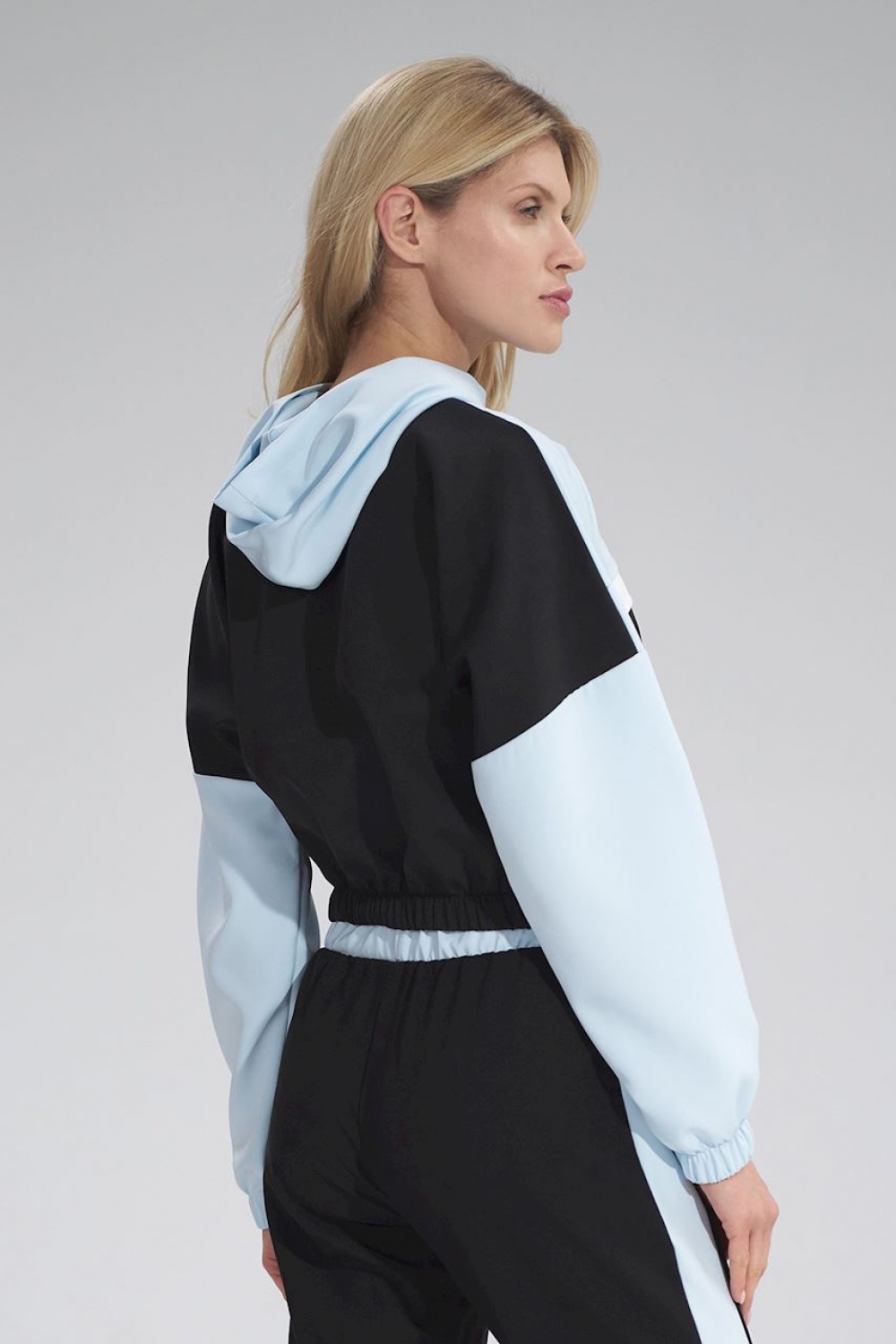 Women's Sweatshirt Model M757 Black/Blue - Figl