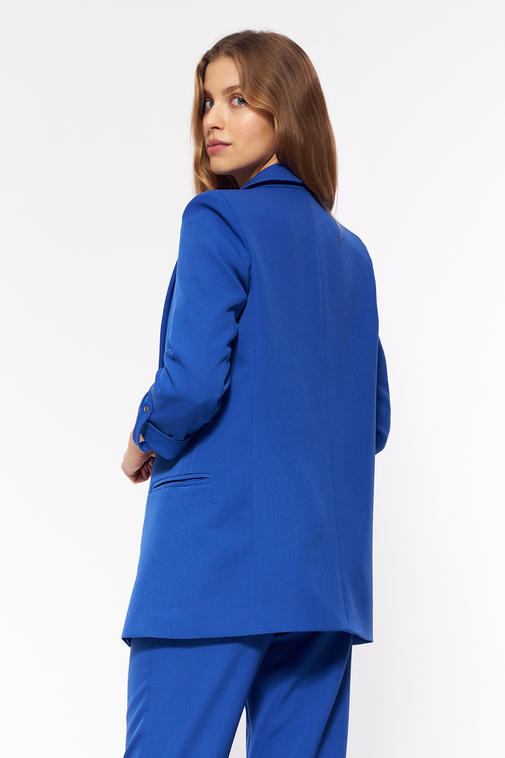 Chabrowa marynarka oversize Z43 Chaber - Nife – widok 2