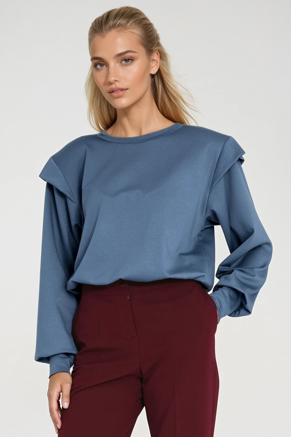 High-cuff sweatshirt BL10 Cobalt - Nife