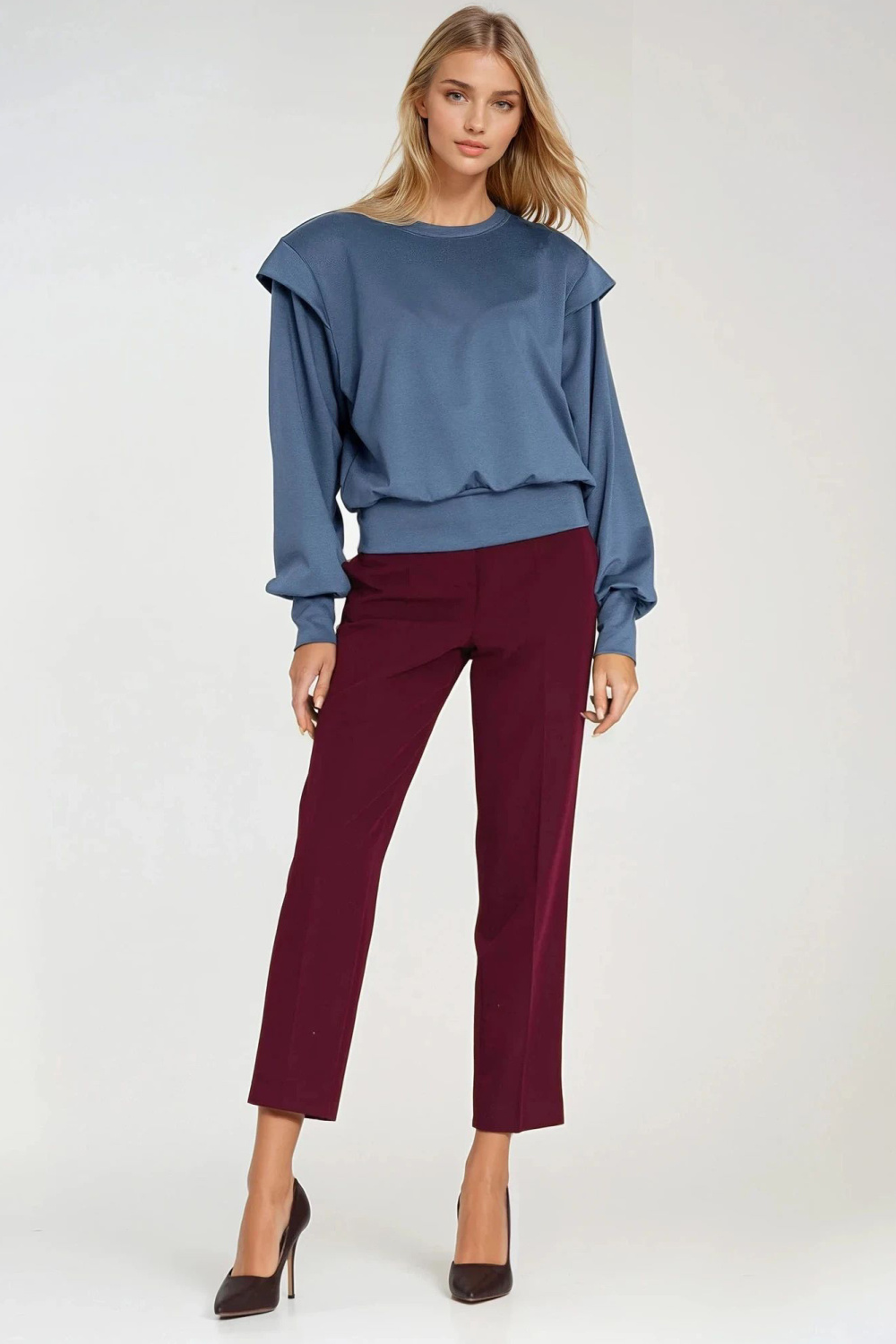 High-cuff sweatshirt BL10 Cobalt - Nife