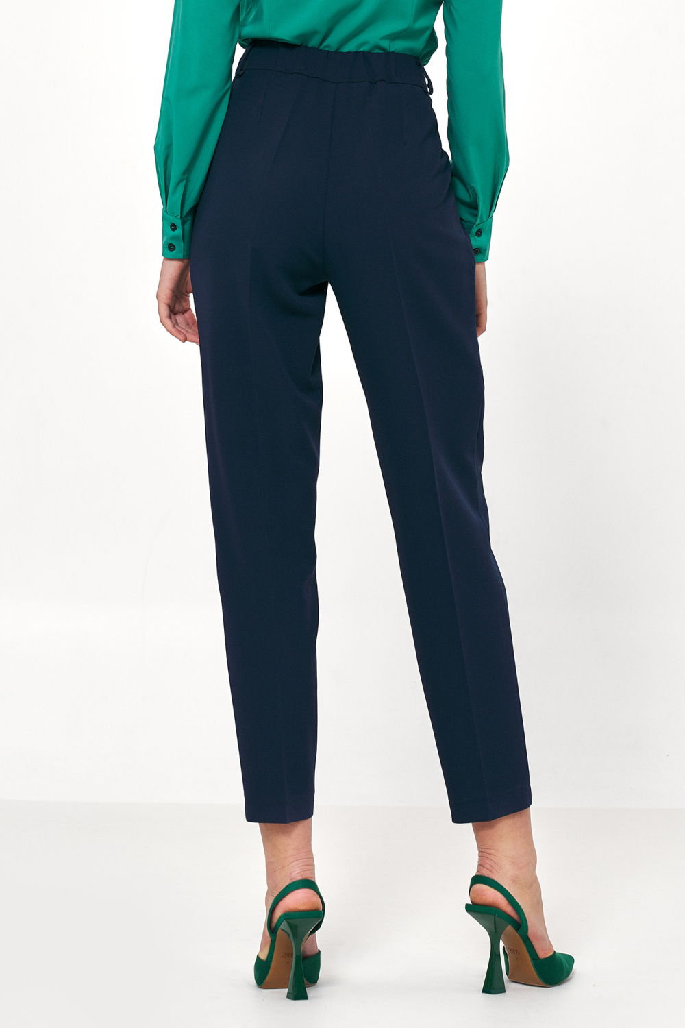 Trousers Navy balloon trousers SD130 Navy - Nife – vista 2