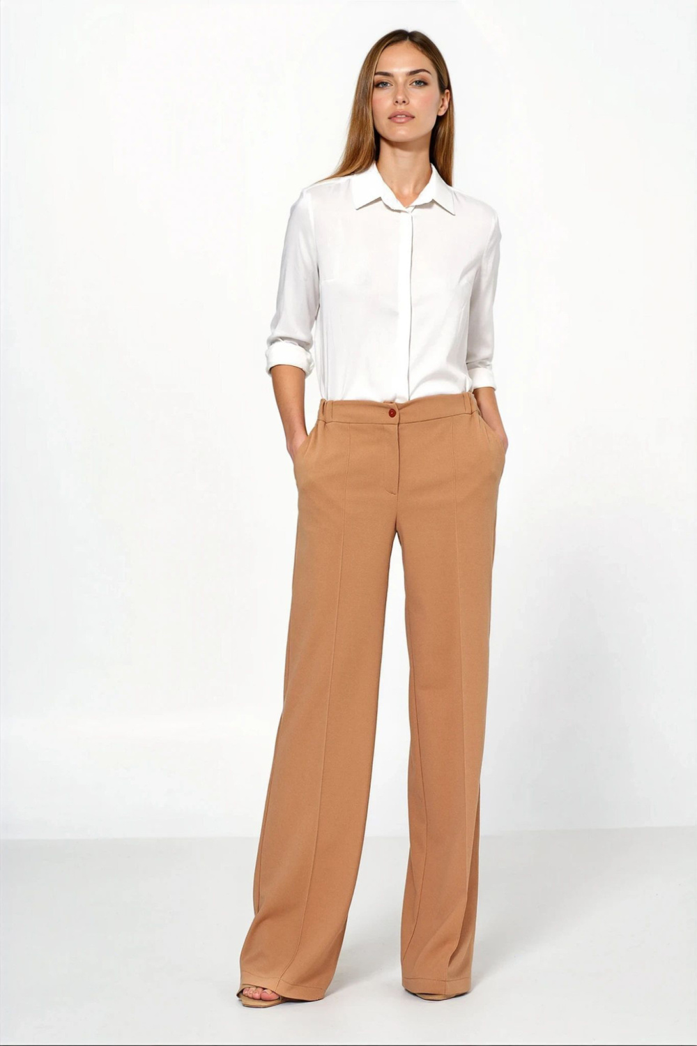 Carmel Loose Cut Trousers SD131 Carmel - Nife