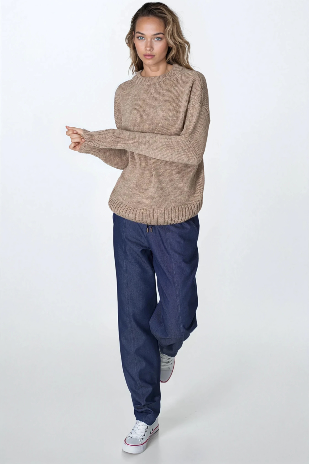 Spodnie Luźne spodnie jeansowe SD93 Jeans - Nife