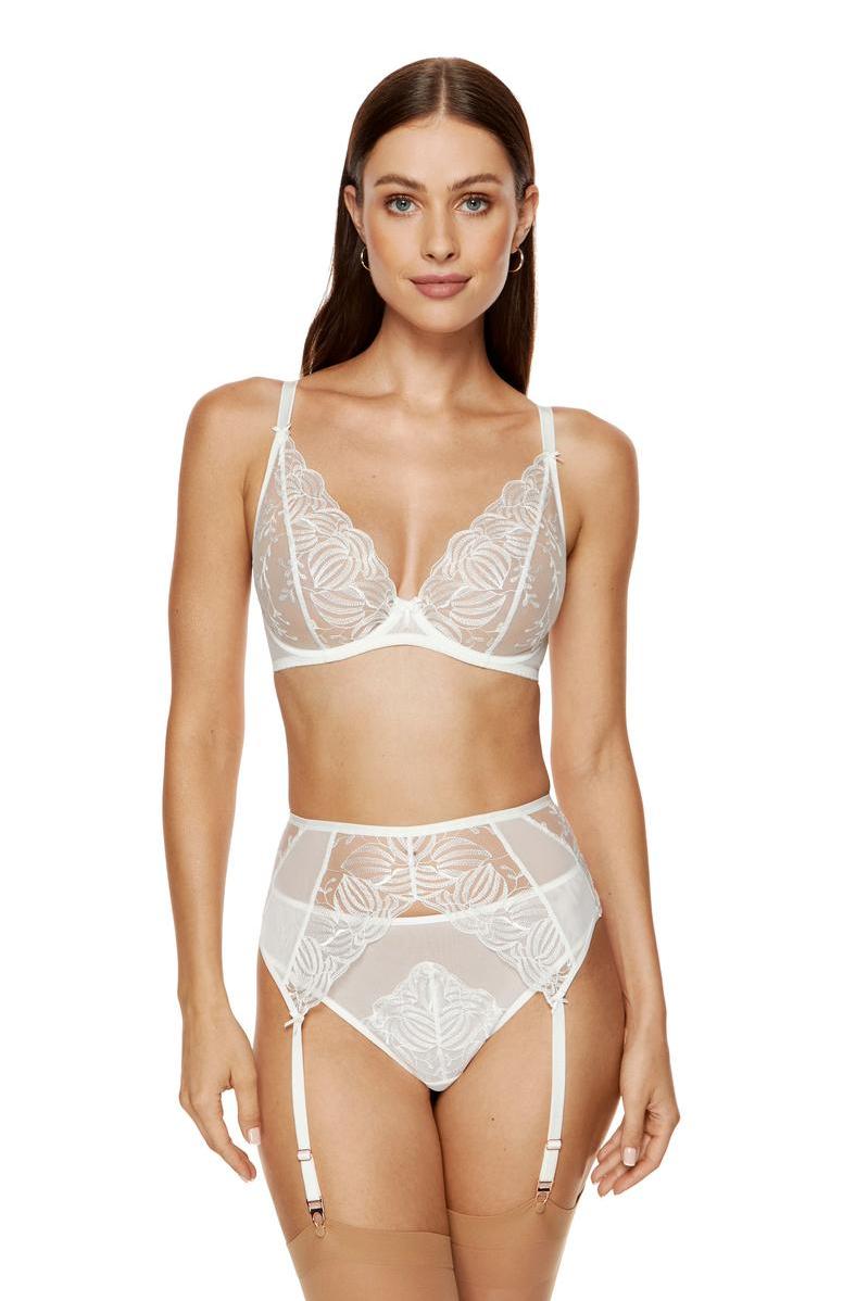 Corsés, bodies, fajas Faja para liguero Modelo Cherie PPW Cream - Gorteks