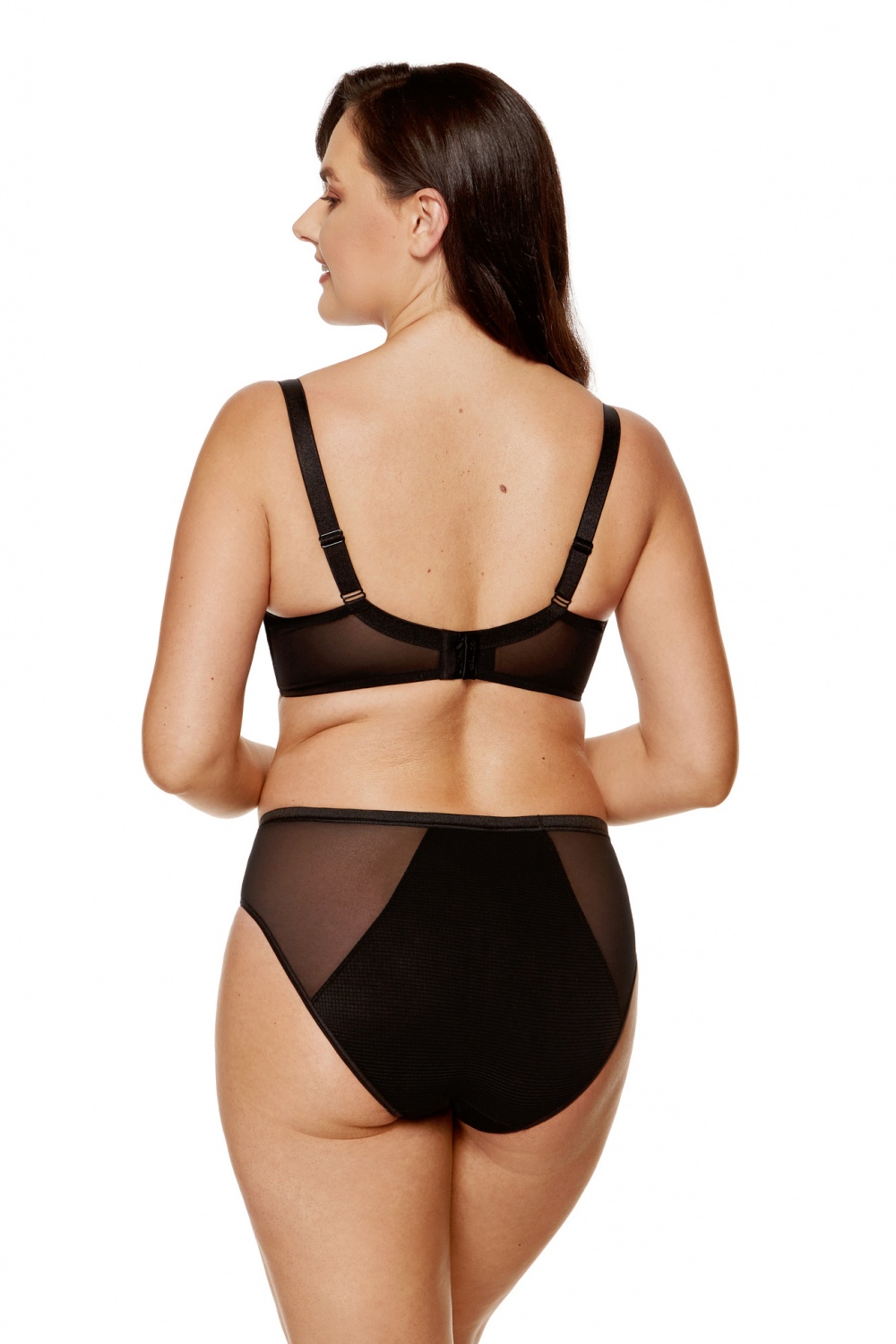 Soutien-gorge push-up Soutien-gorge rembourré modèle Andrea B4 Black - Gorteks