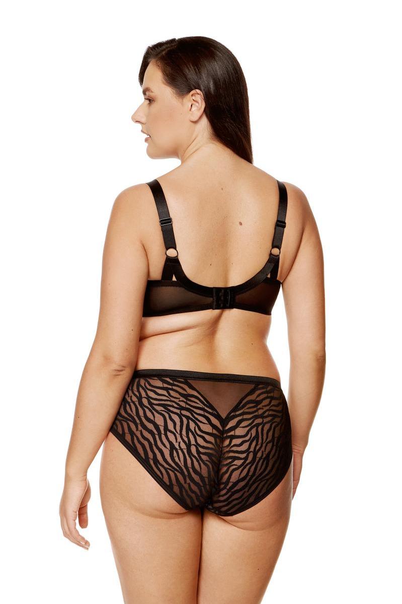 Soutien-gorge Soft Soutien-gorge semi-rembourré modèle Serena B3 Black/Beige - Gorteks