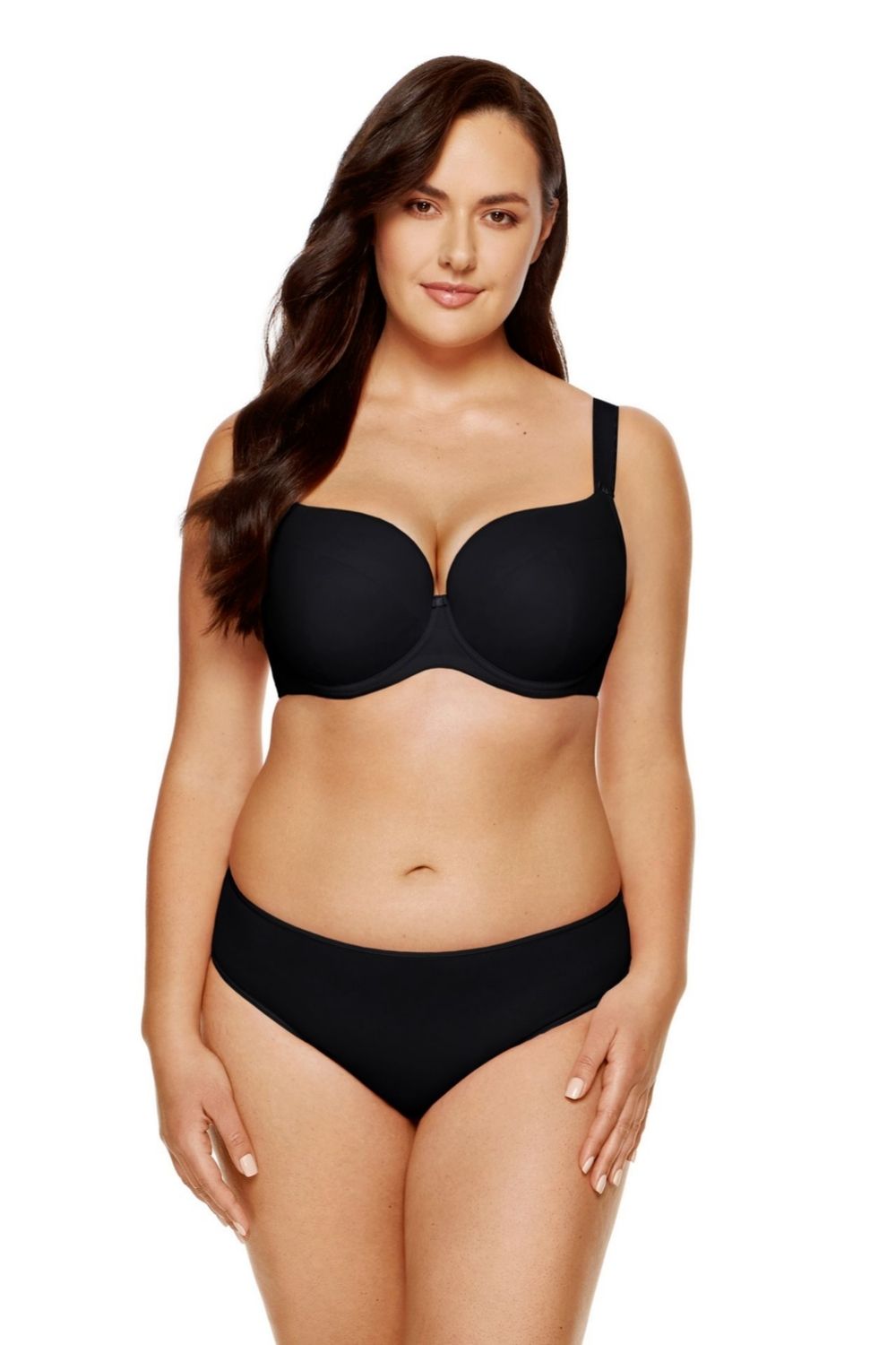 Soutien-gorge push-up Soutien-gorge renforcé Modèle Anna Black - Gorteks