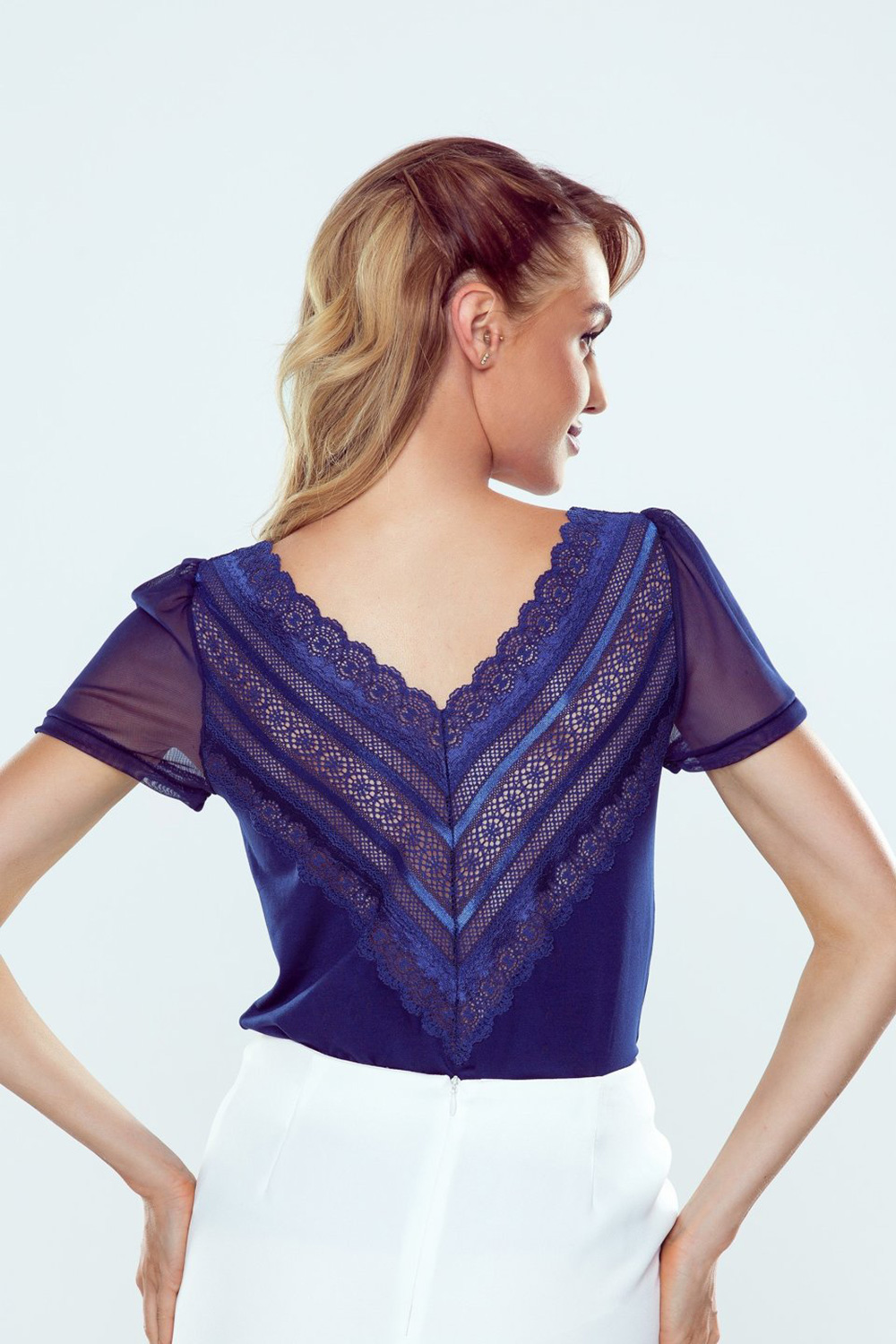 Elois Top Navy - Eldar – vue 2