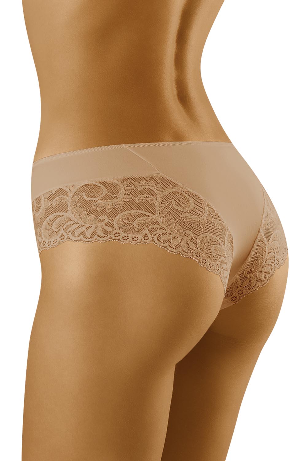 Szorty Model Cara Beige - Wolbar – vue 2