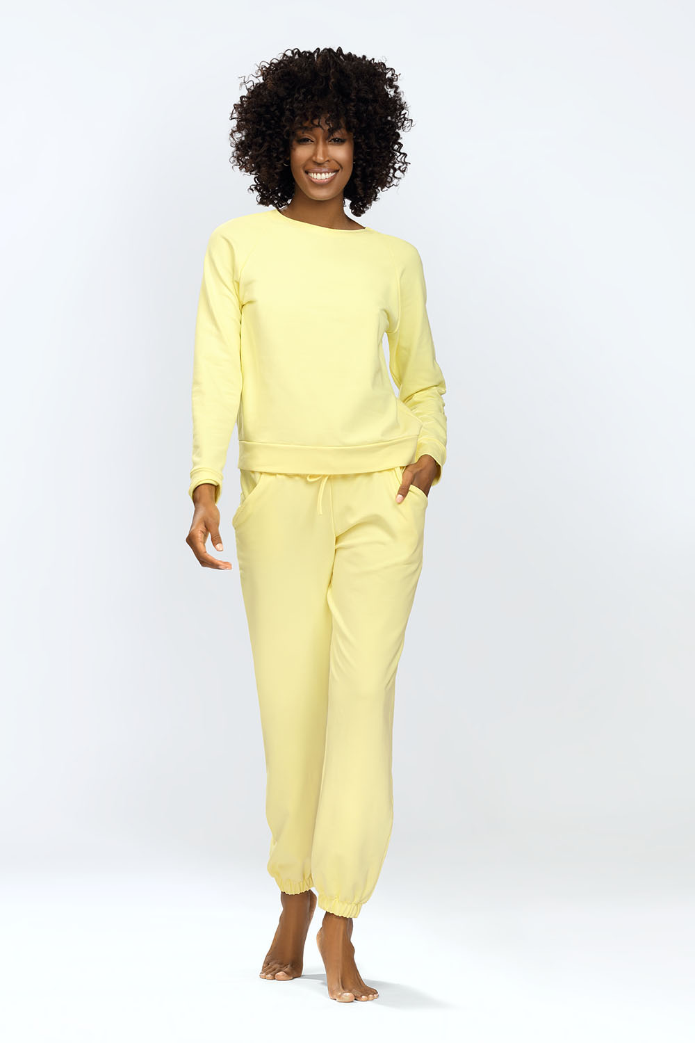Wenezja Trousers Set Model Yellow - DKaren
