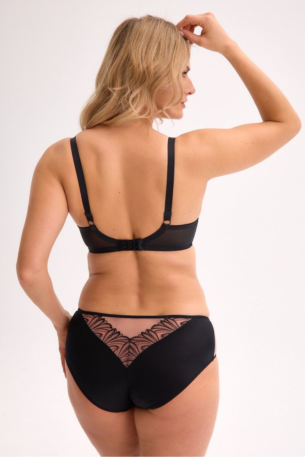 Biustonosz Soft Biustonosz Semi-Soft Model Imani 1312 Black/Beige - Gaia