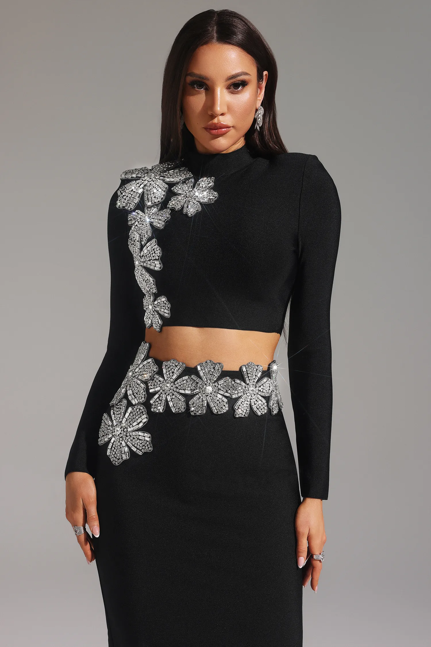Set Diamond Flower