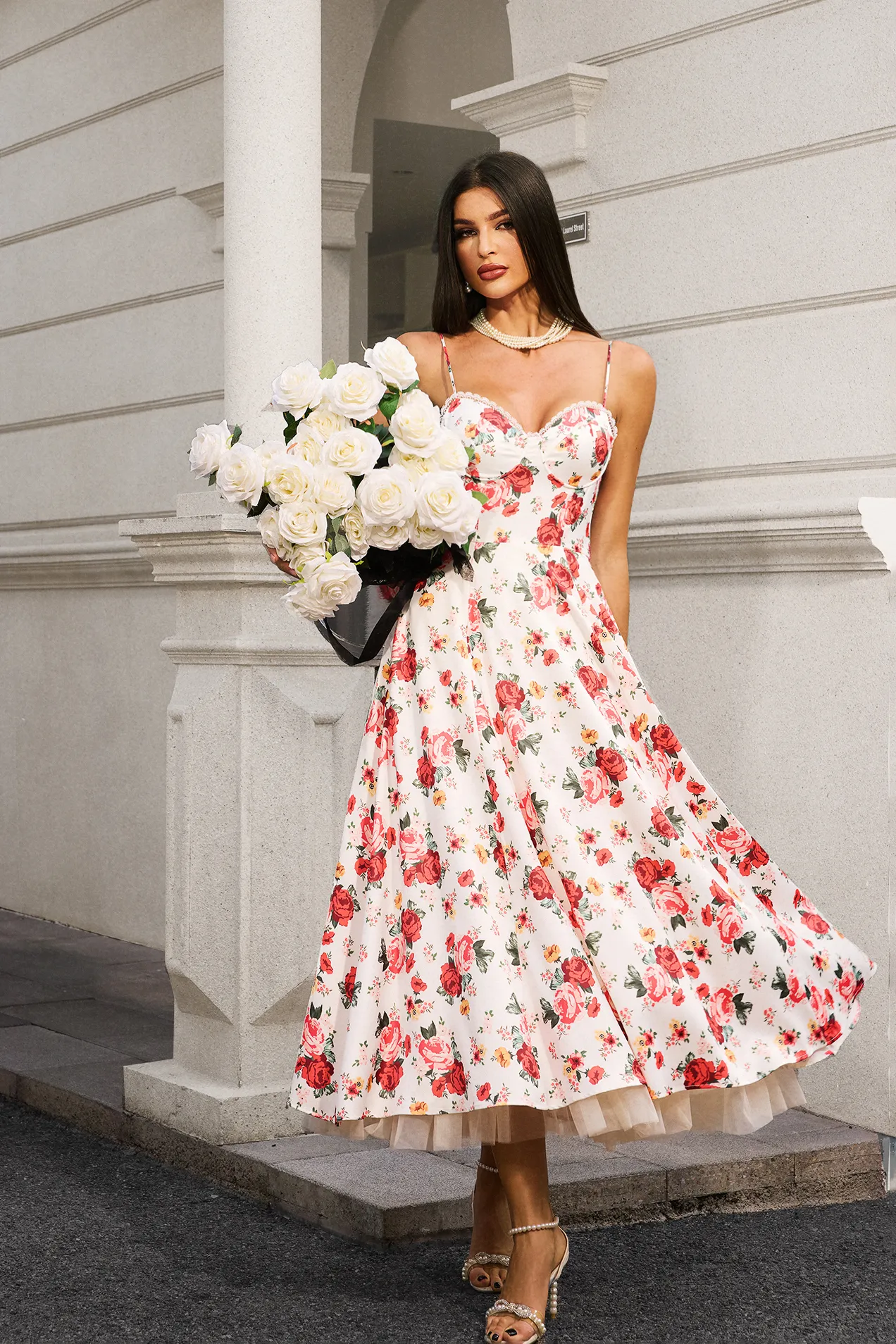 Sukienka Giada Gorset Flowers
