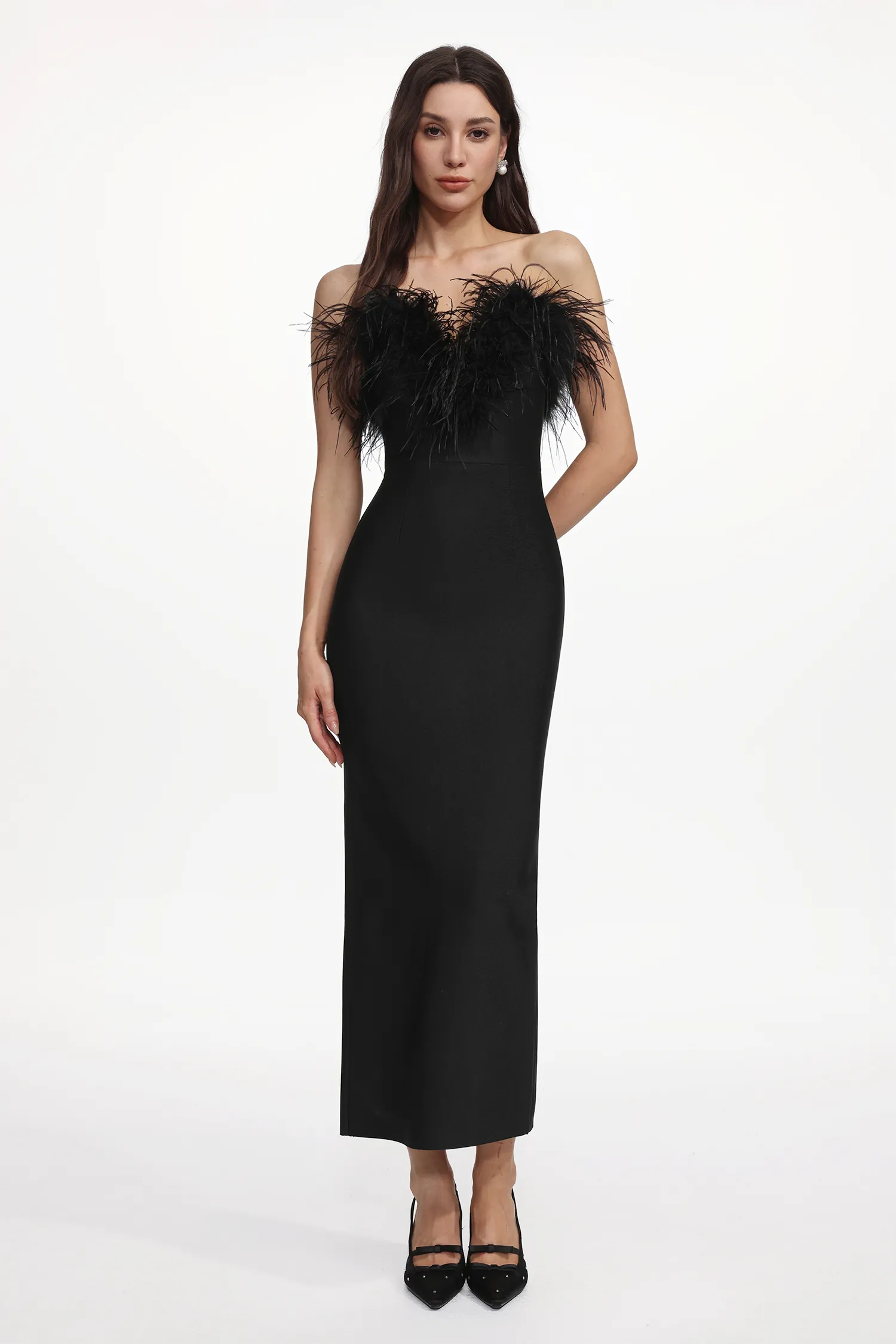 Robe Xuliy Feather