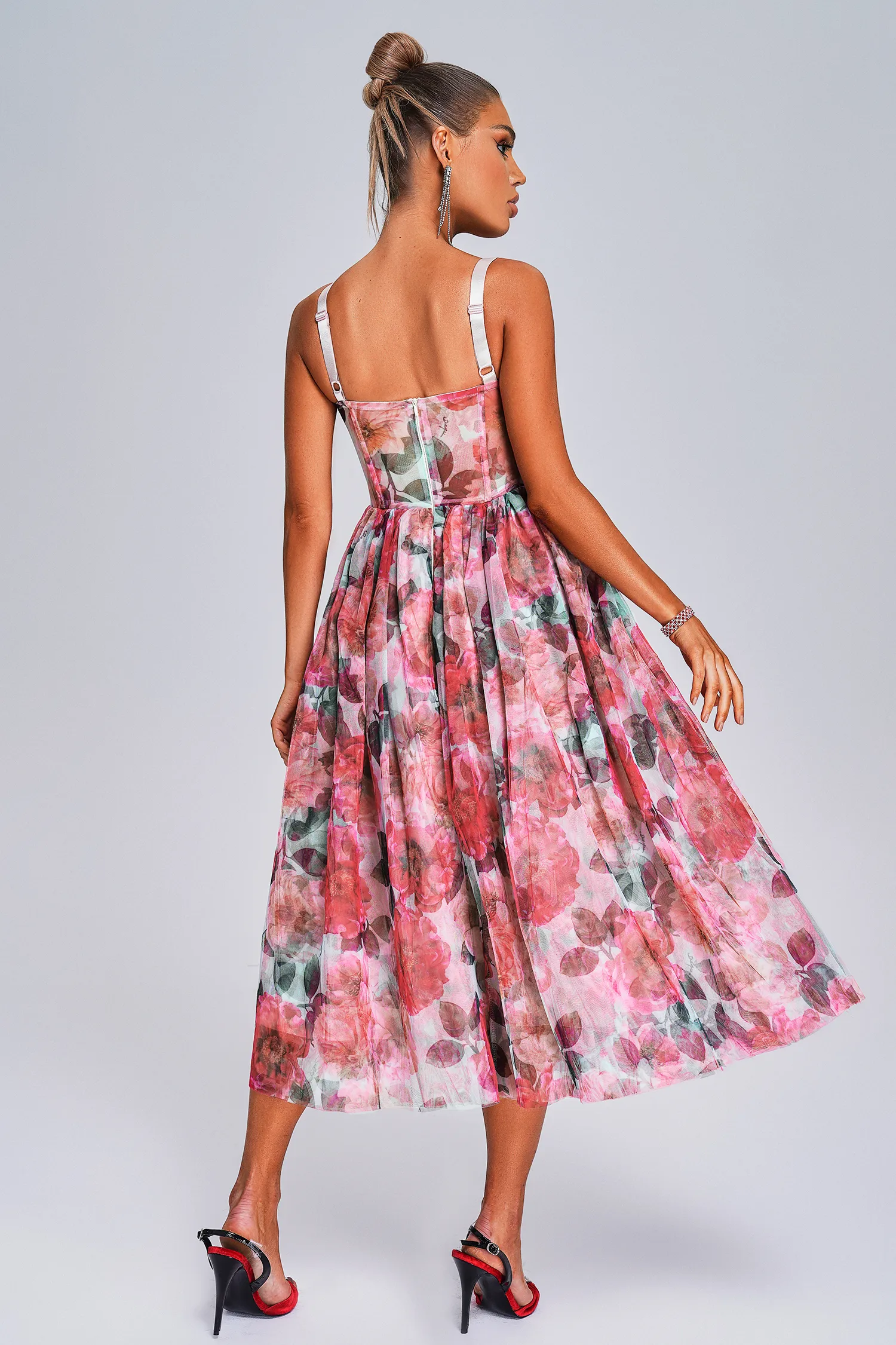 Sukienka midi Sareza Floral