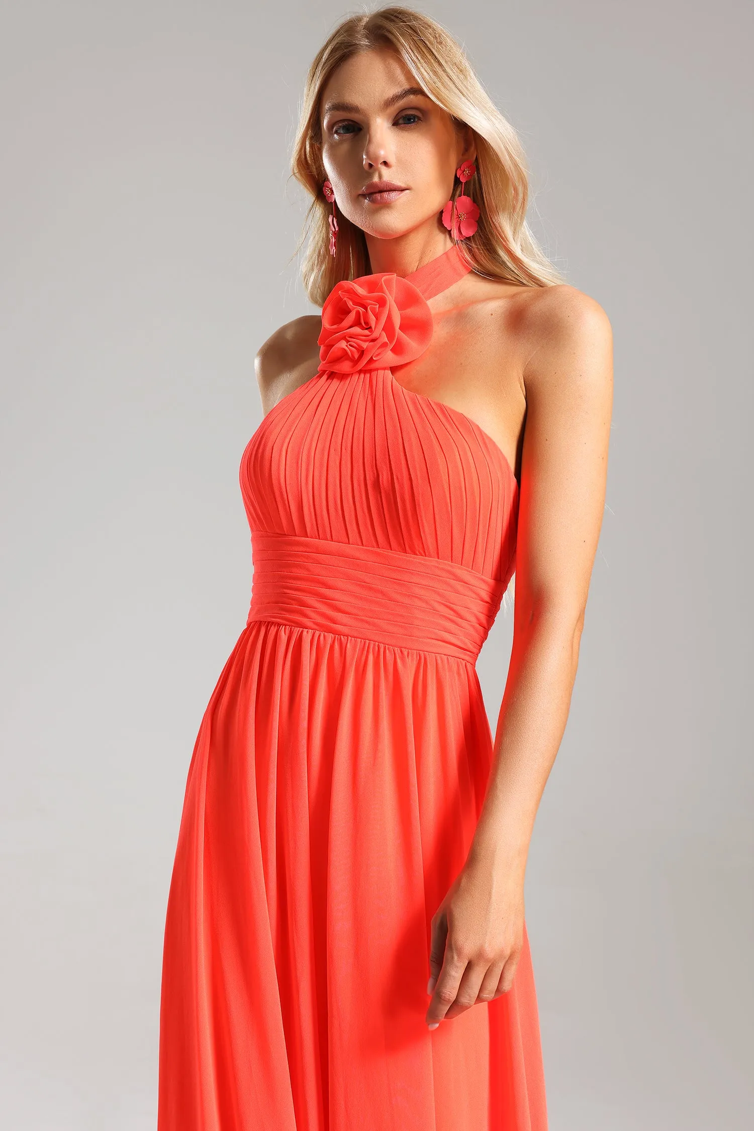 Clea Halterneck-Kleid