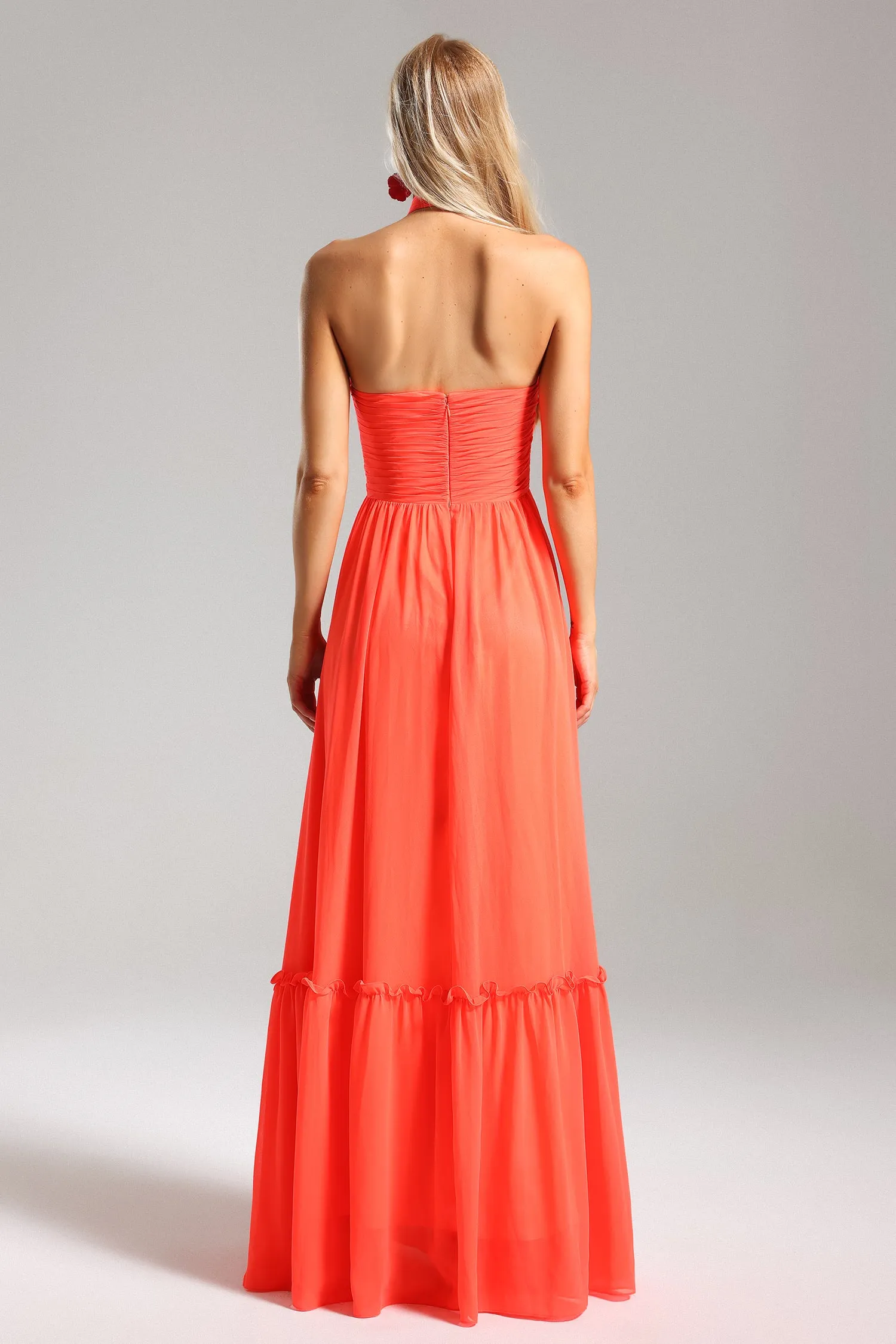Clea Halterneck-Kleid