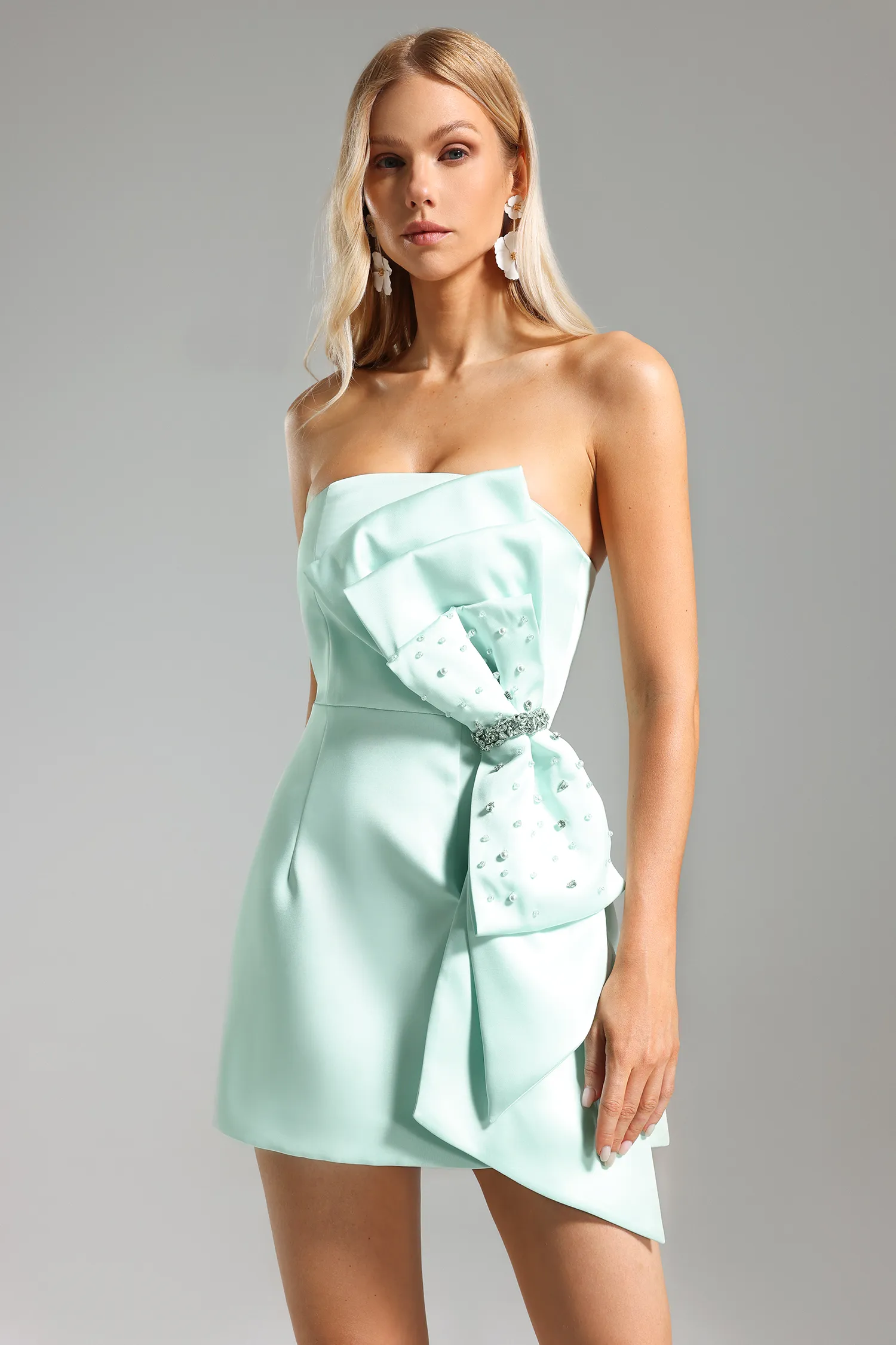 Robe mini Filasy Diamante Bow