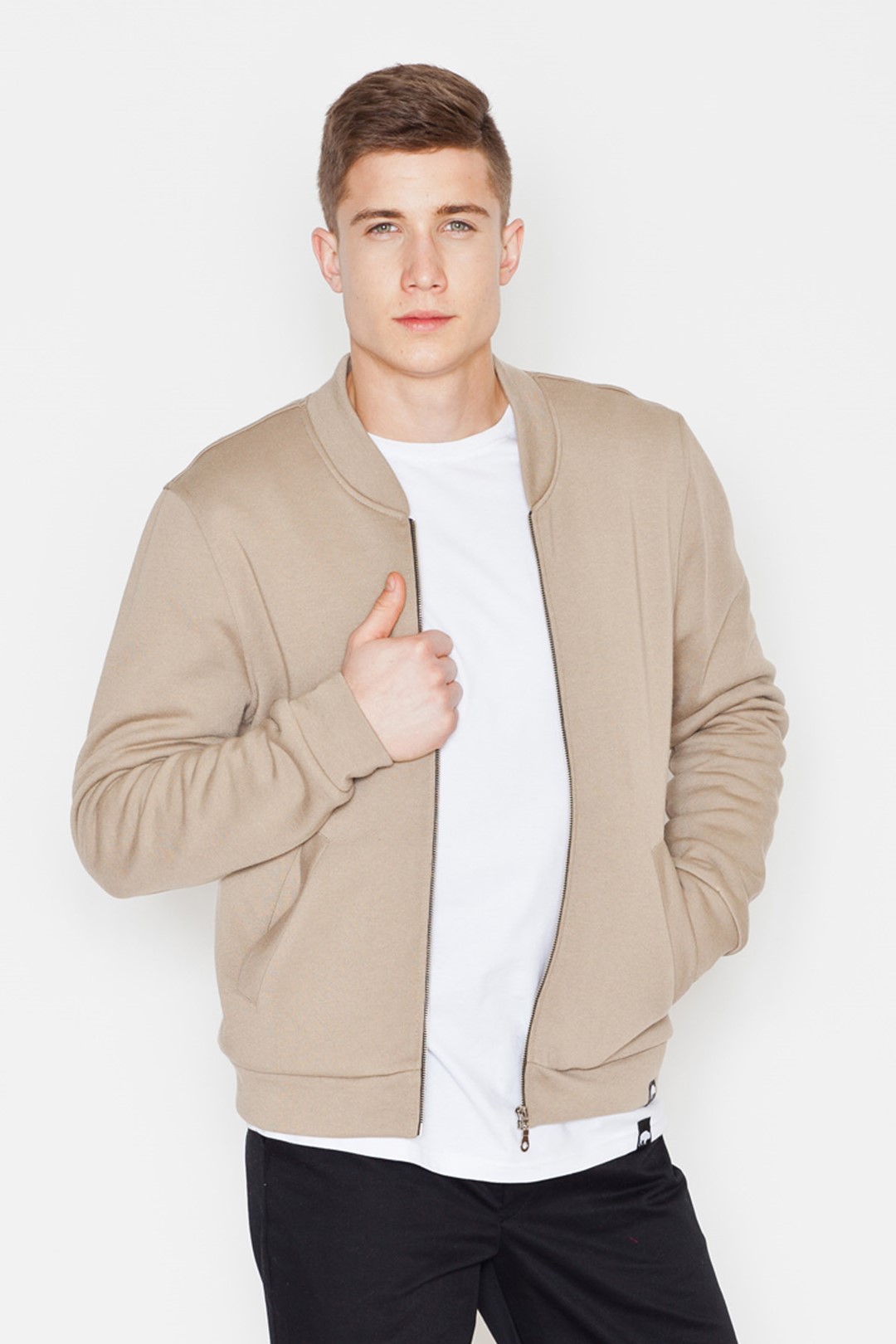 V004 Sweatshirt Beige