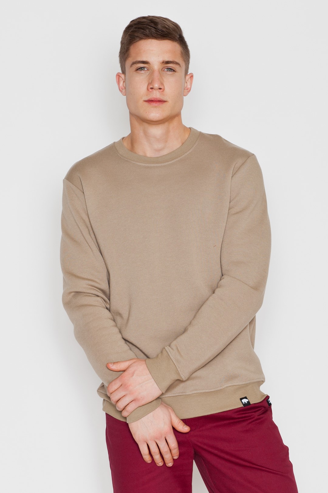 V005 Sweatshirt Beige