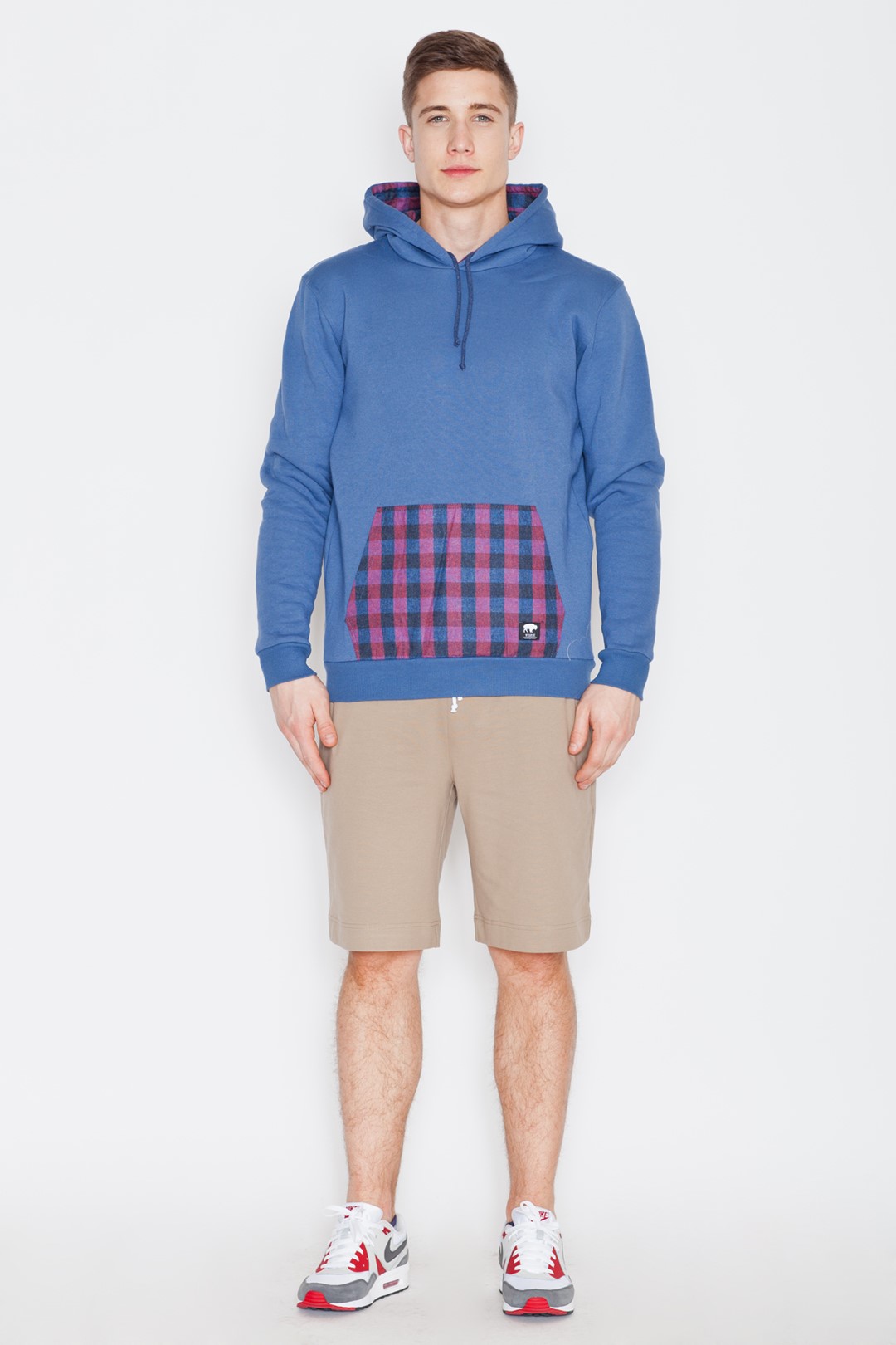 V014 Hoodie Blue
